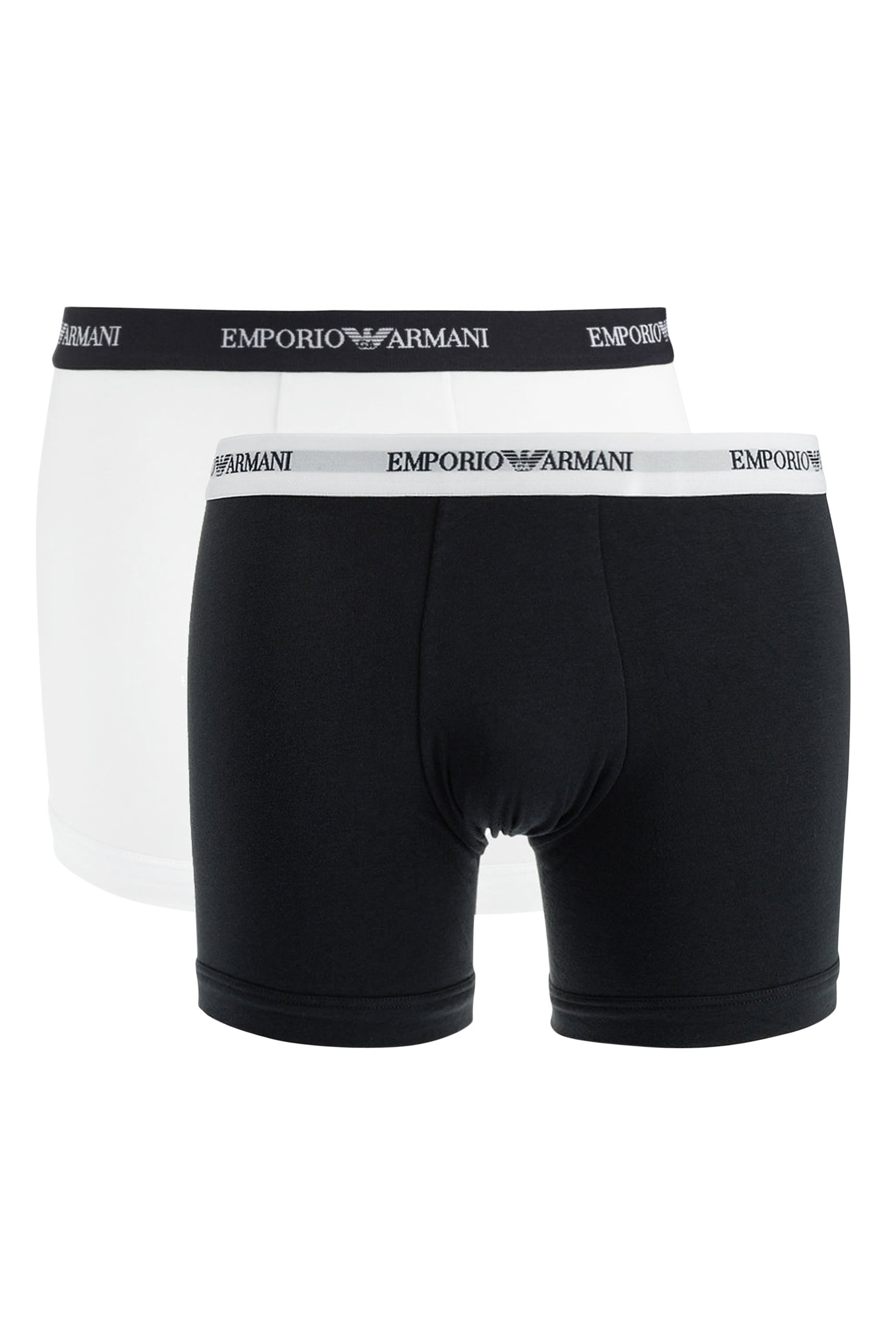 Cotton Stretch EA Logo Boxers, Pack of Two