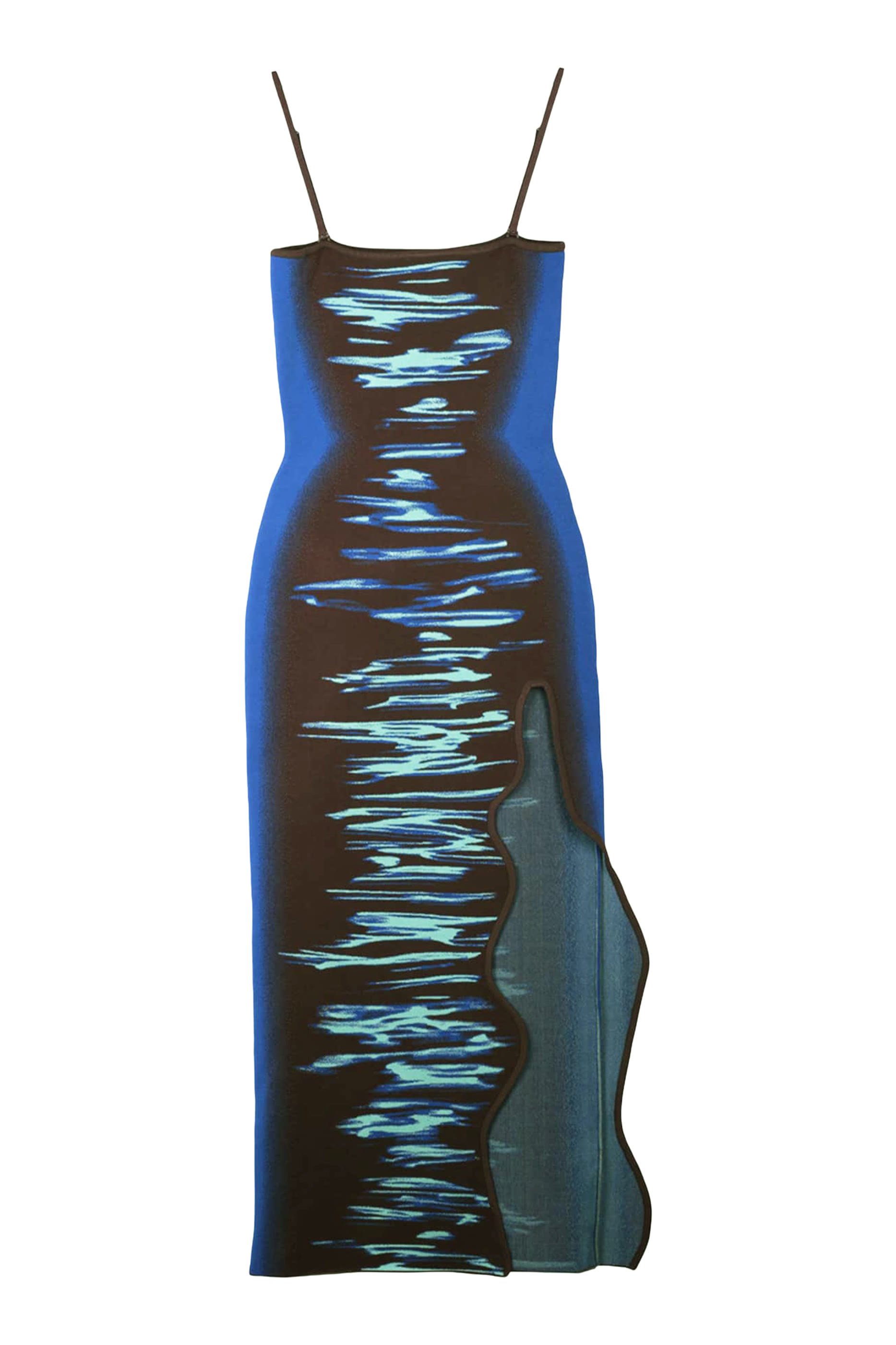 Iris Ocean Print Maxi Tank Dress