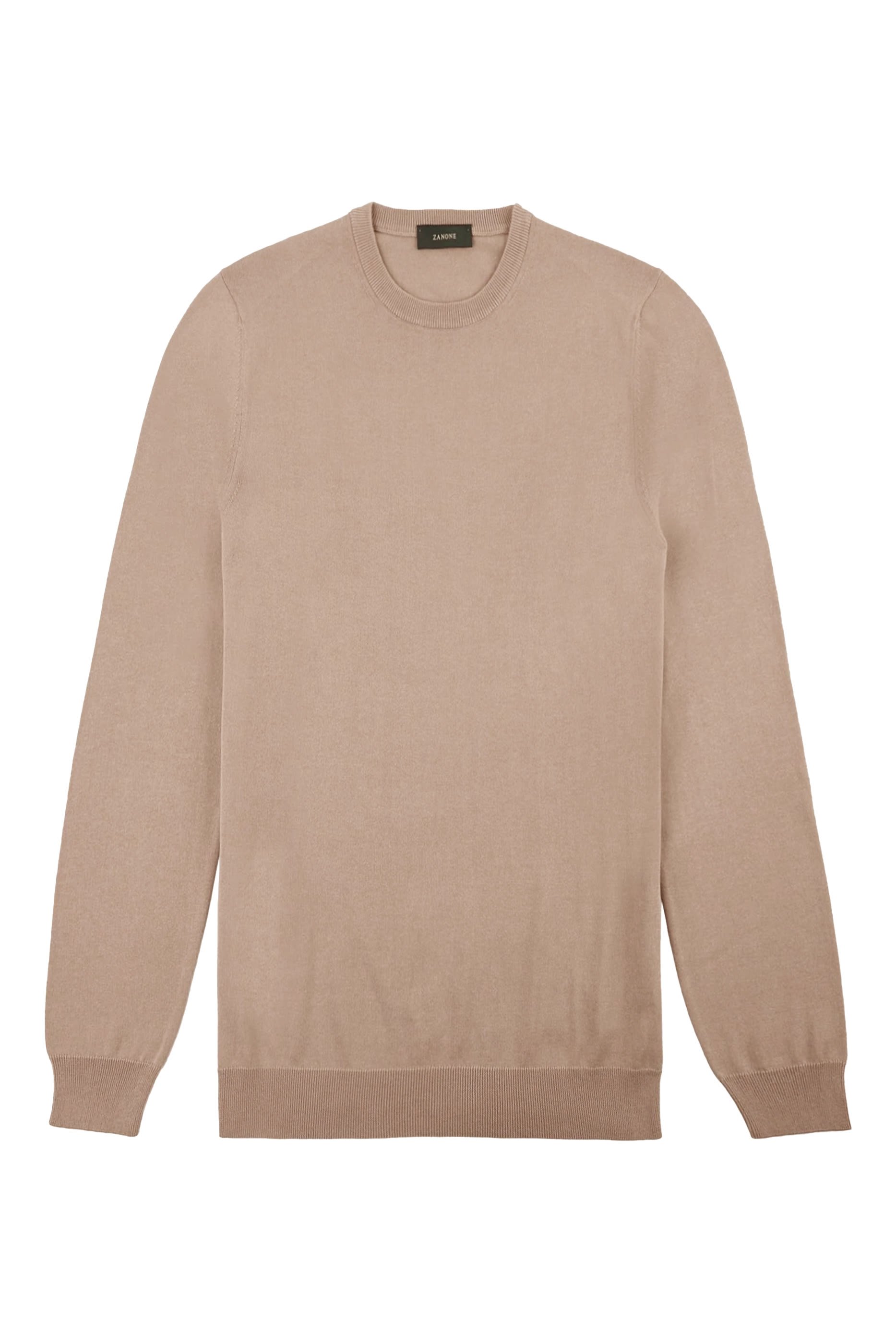 Slim-Fit Cotton Crêpe Crewneck Jumper