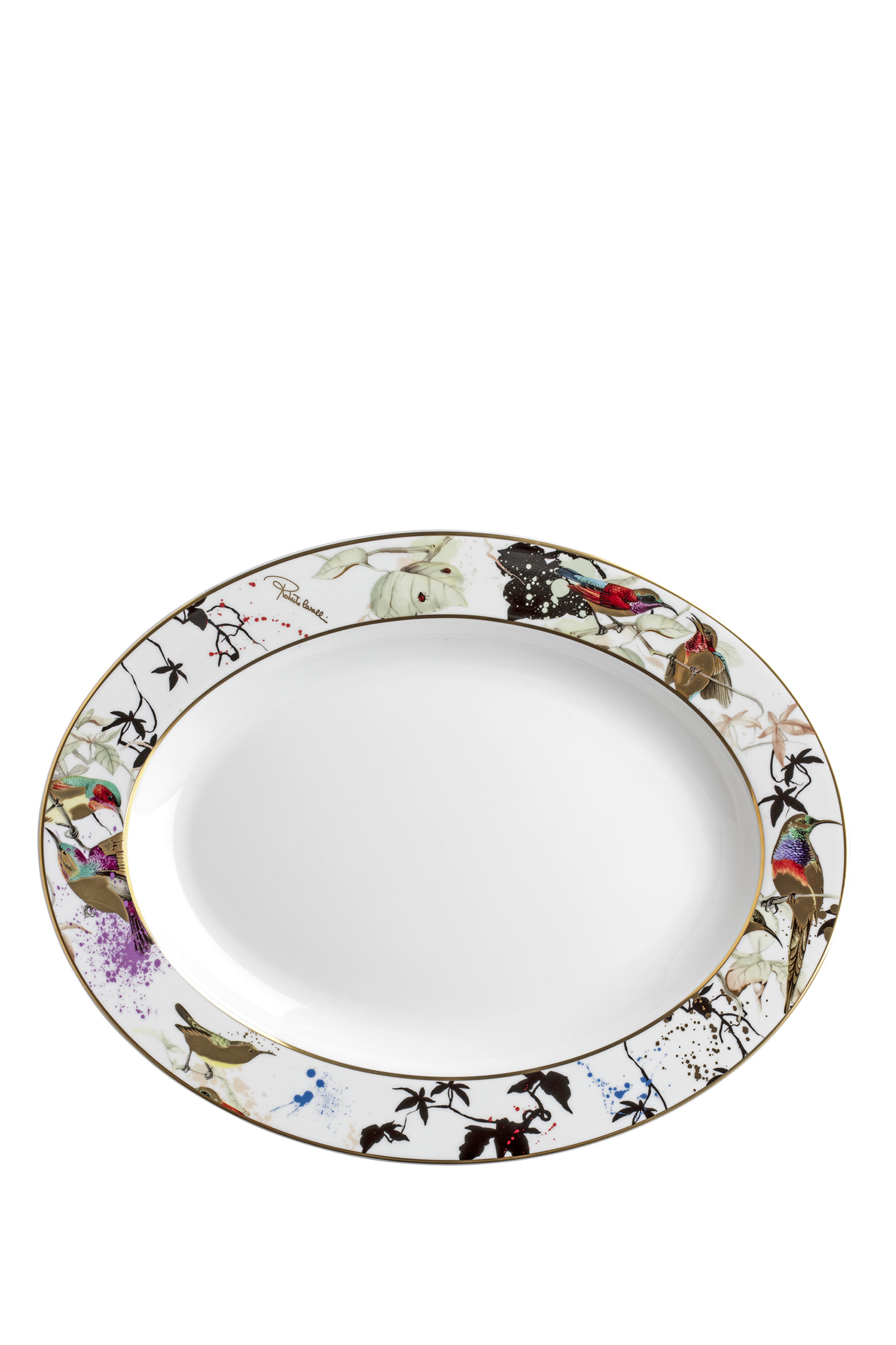 Garden’s Birds Oval Dish 