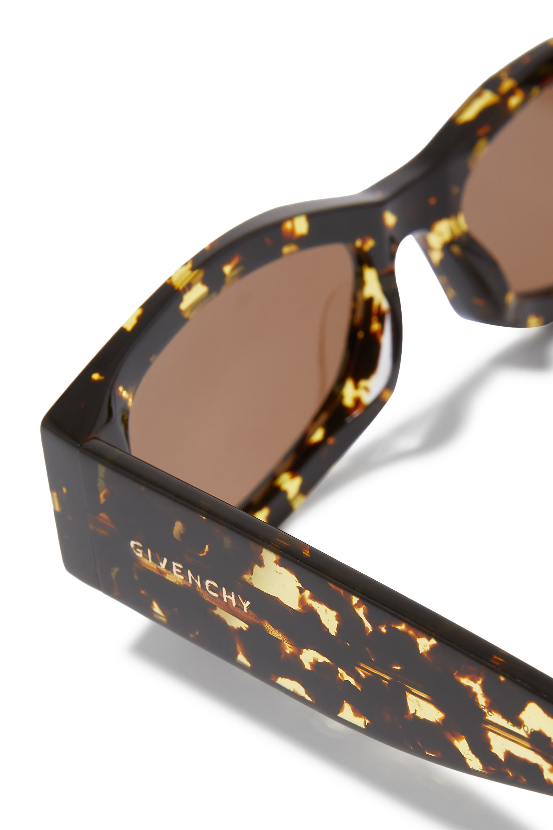 GV Day Havana Geometric Sunglasses