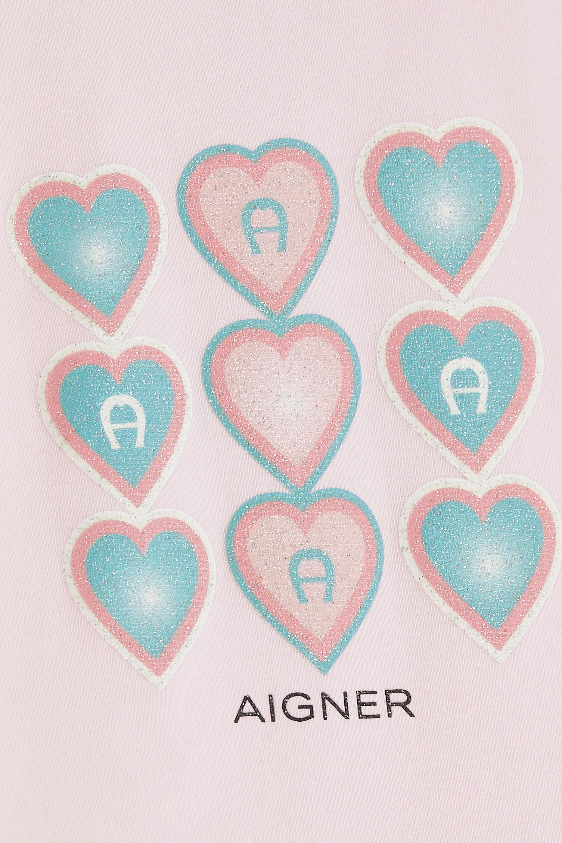 Kids Heart Print T-Shirt