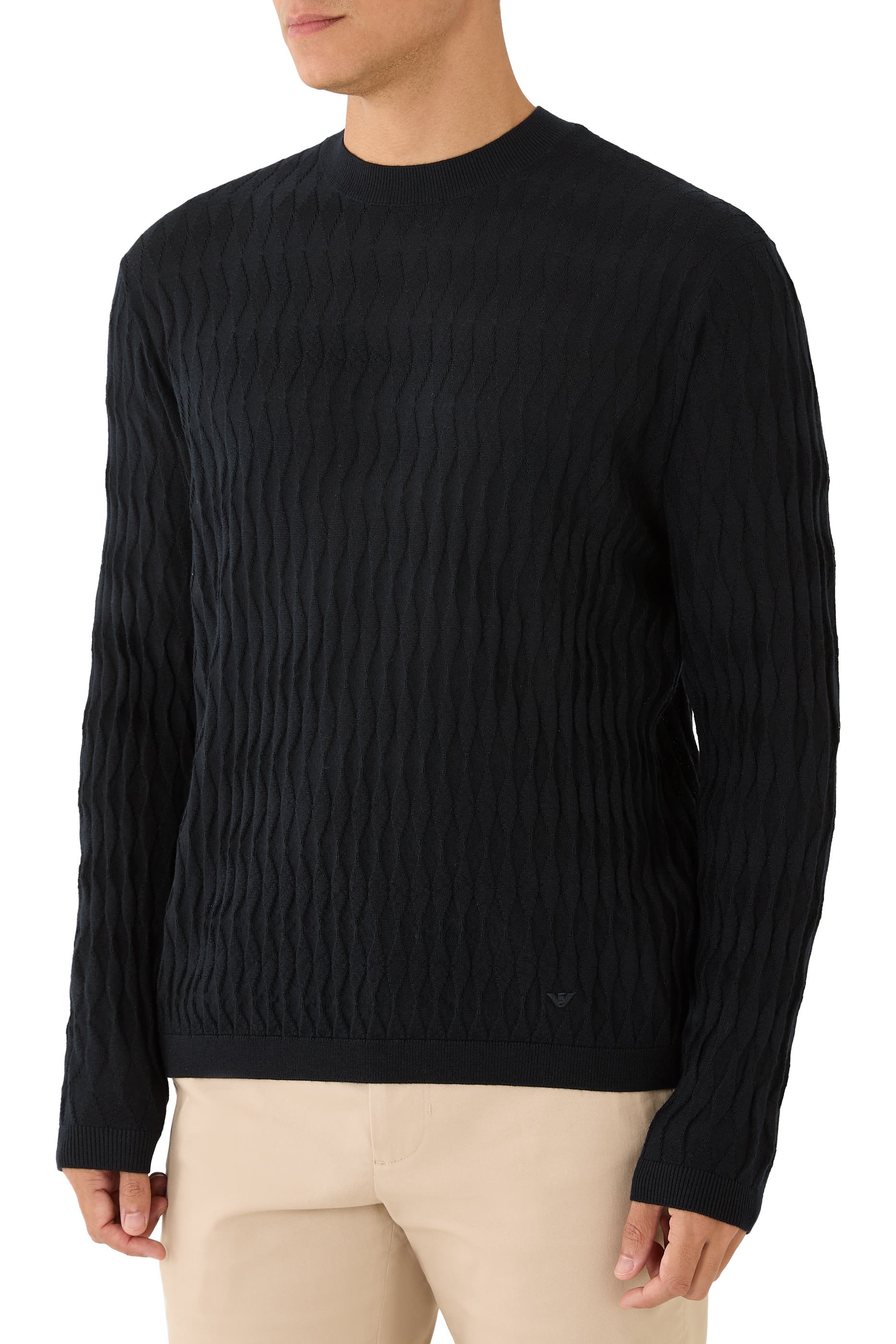 Crewneck Pure Virgin Wool Jumper