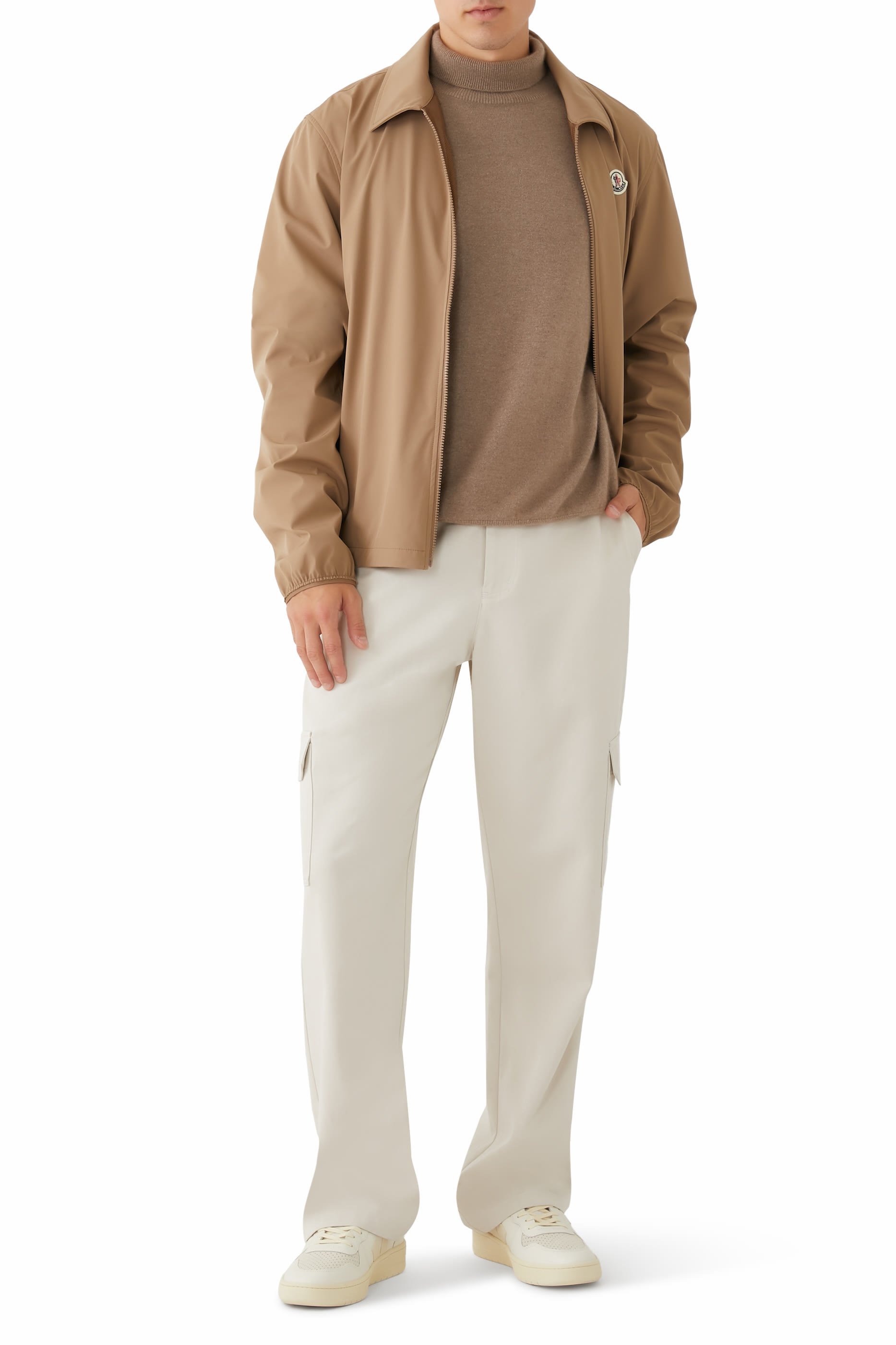 Evandro Logo-Appliqu&eacute;d Shell Jacket