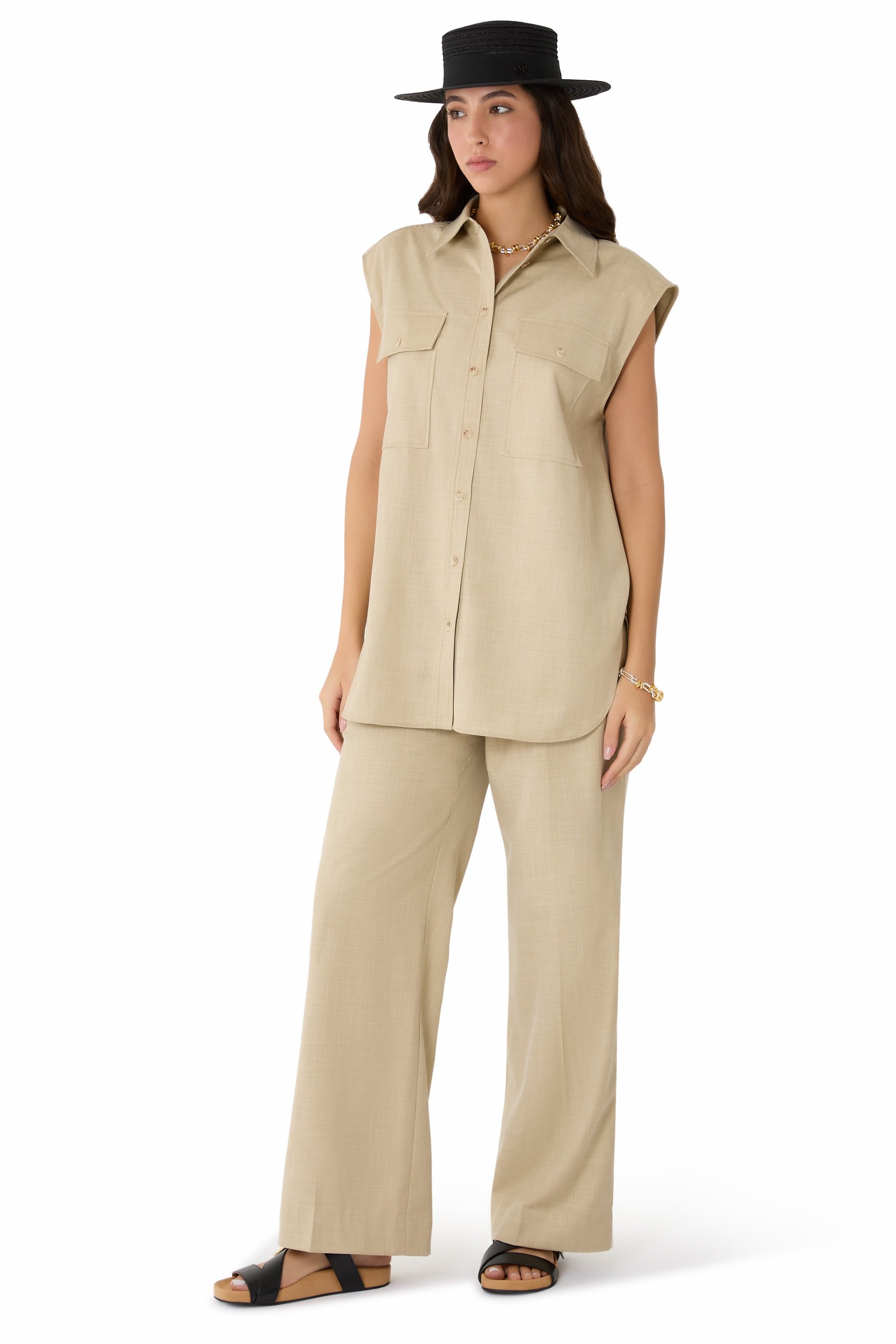 Kiki Straw Canotier Hat