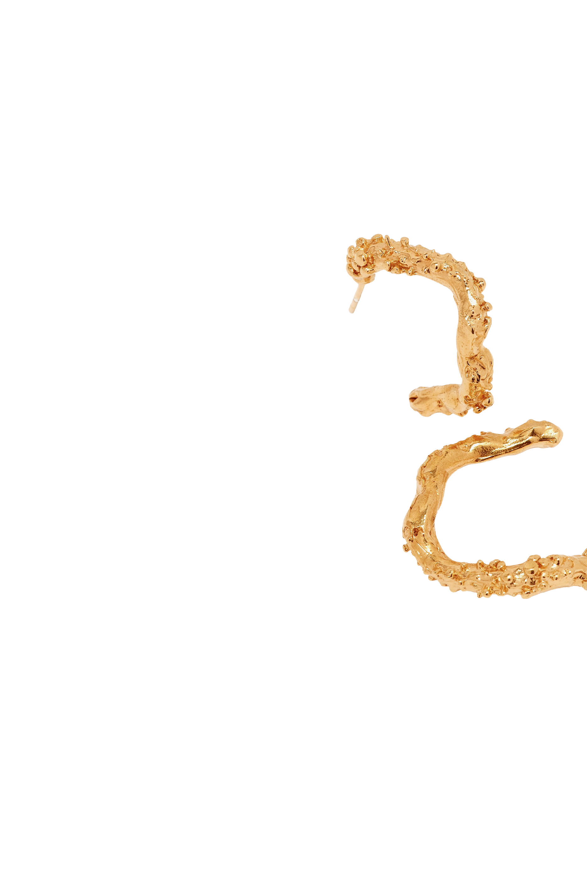 The Lunar Rocks Hoop Earrings