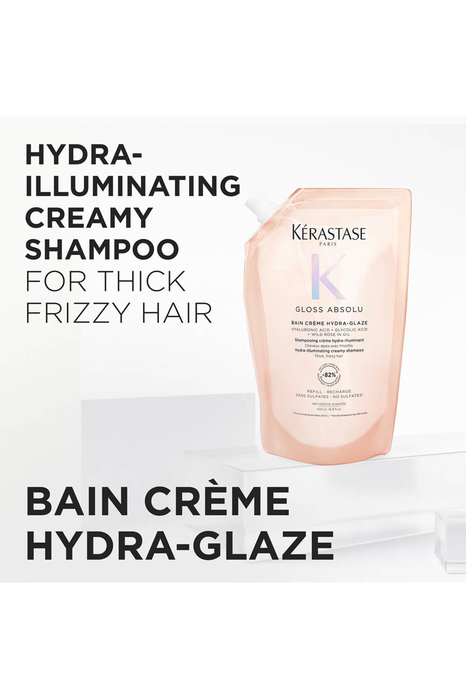  Gloss Absolu Bain Cr&egrave;me Hydra-Glaze Refill Shampoo Pouch
