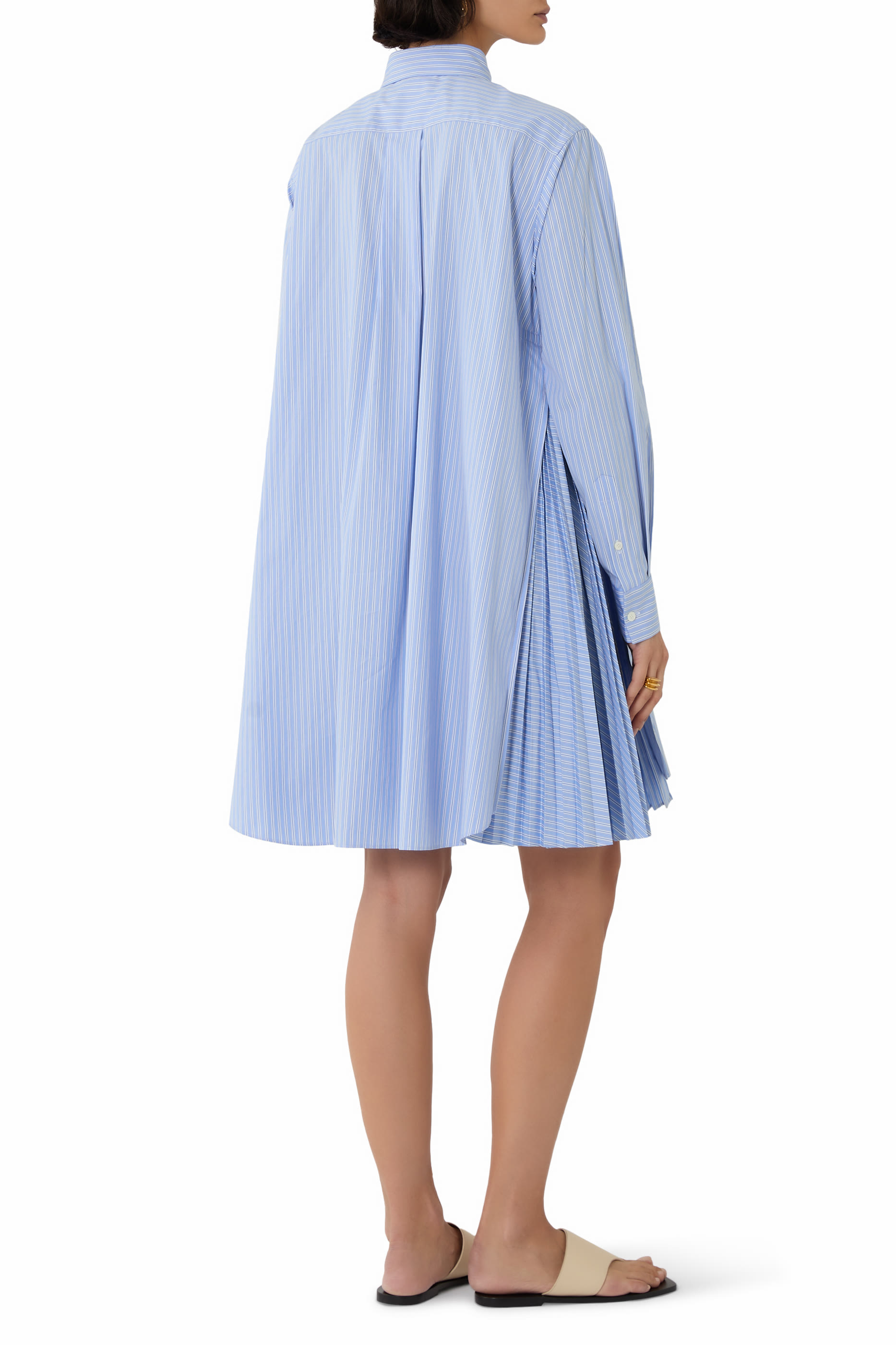  Striped Poplin Dress