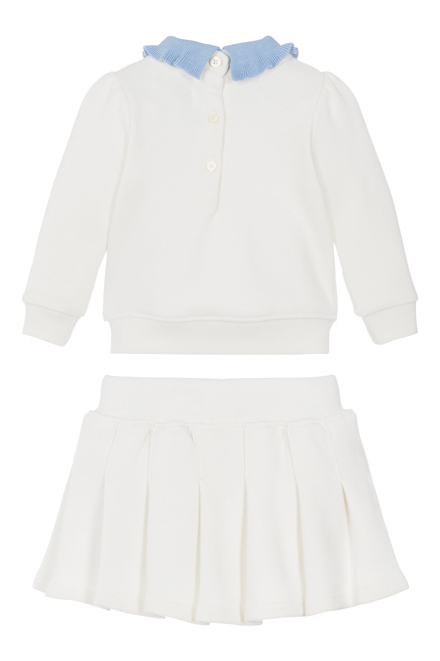 Kids Cotton Jumper & Skirt Set