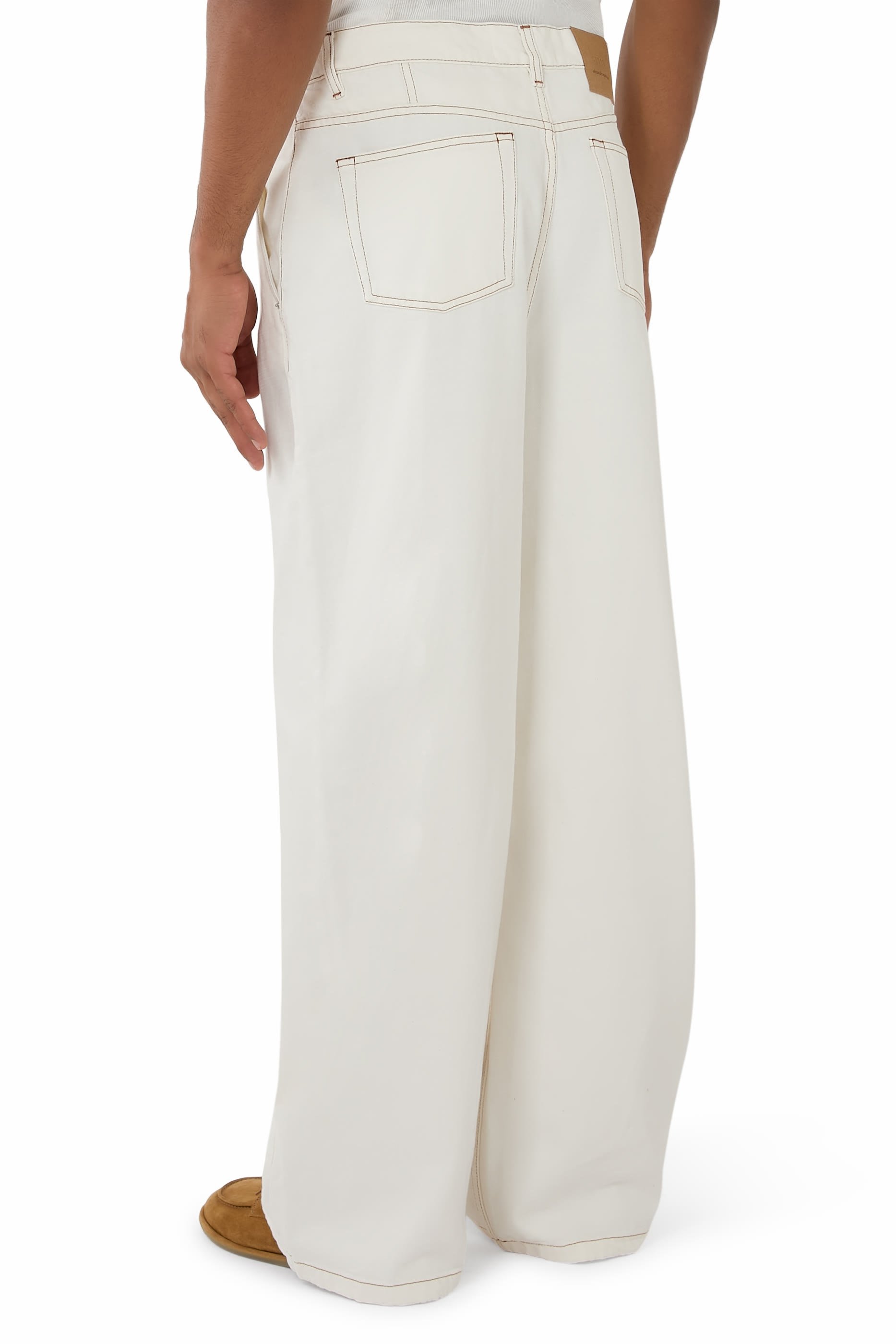 Cotton Wide Fit Trousers