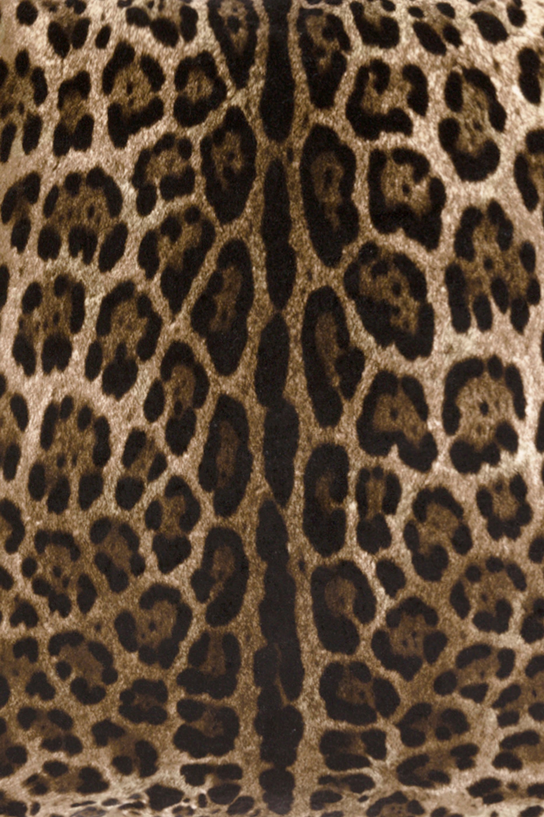 Velvet Leopard Velvet Cushion