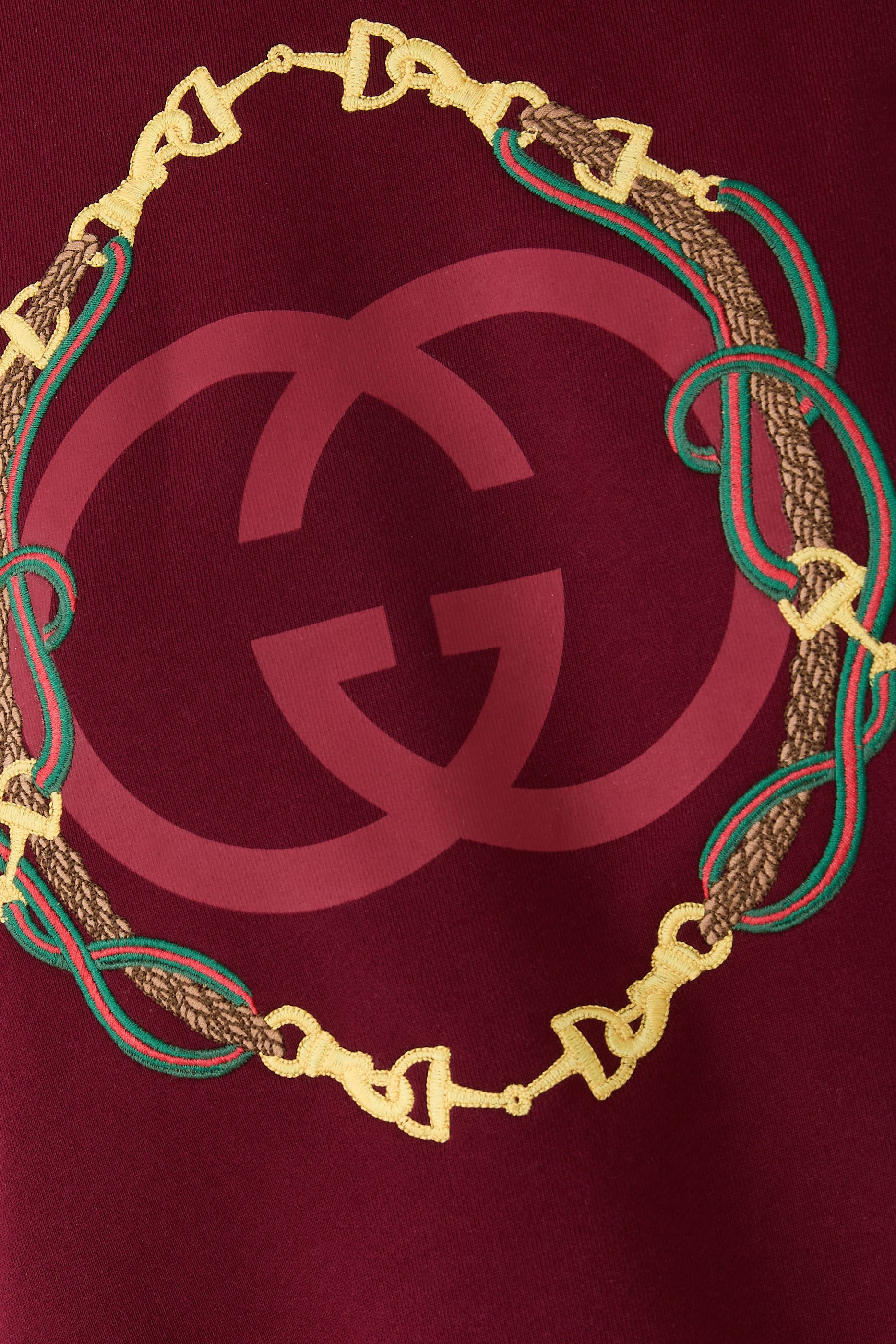  Cotton Jersey Sweatshirt with Print 