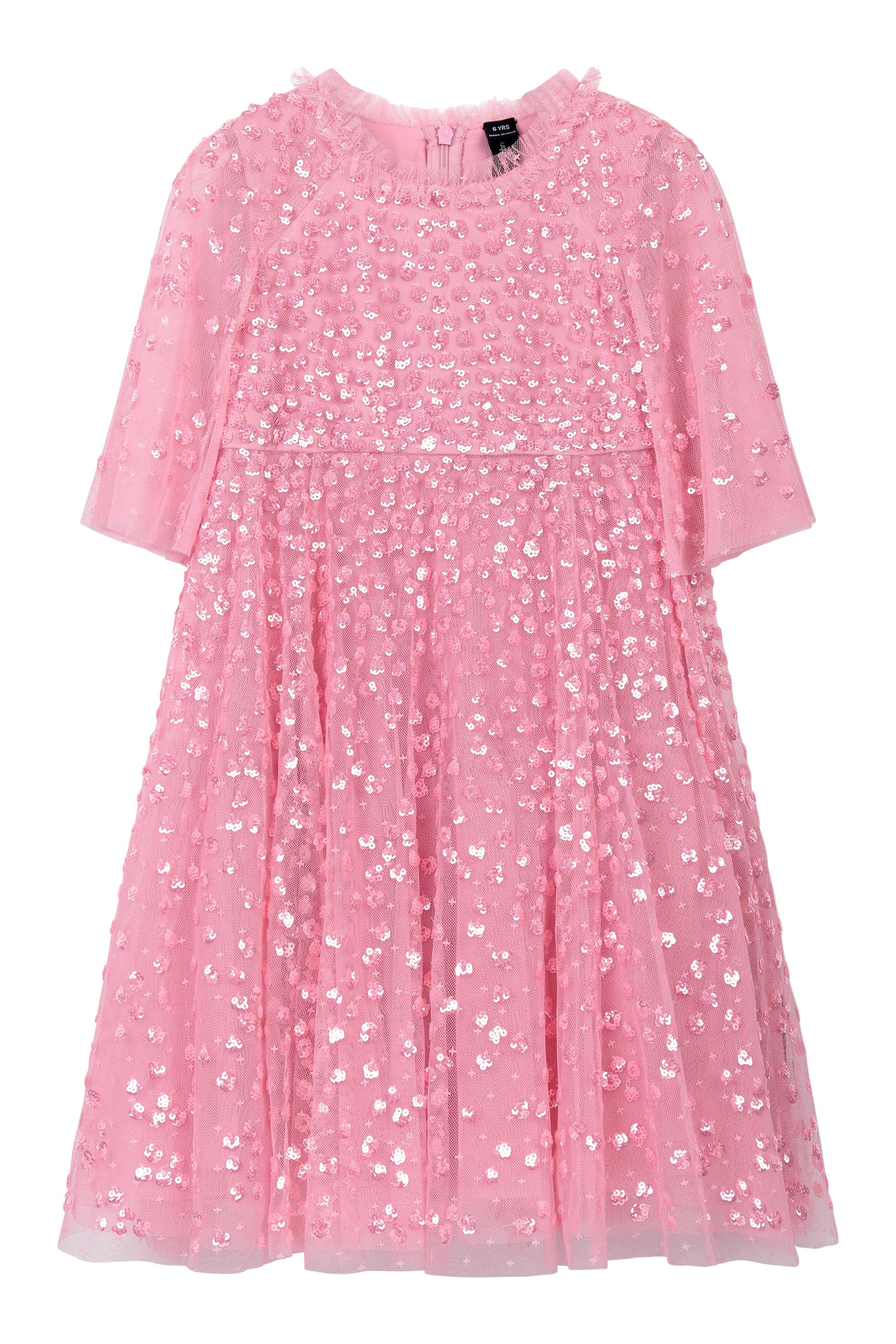 Kids Leila Dot Cape Dress