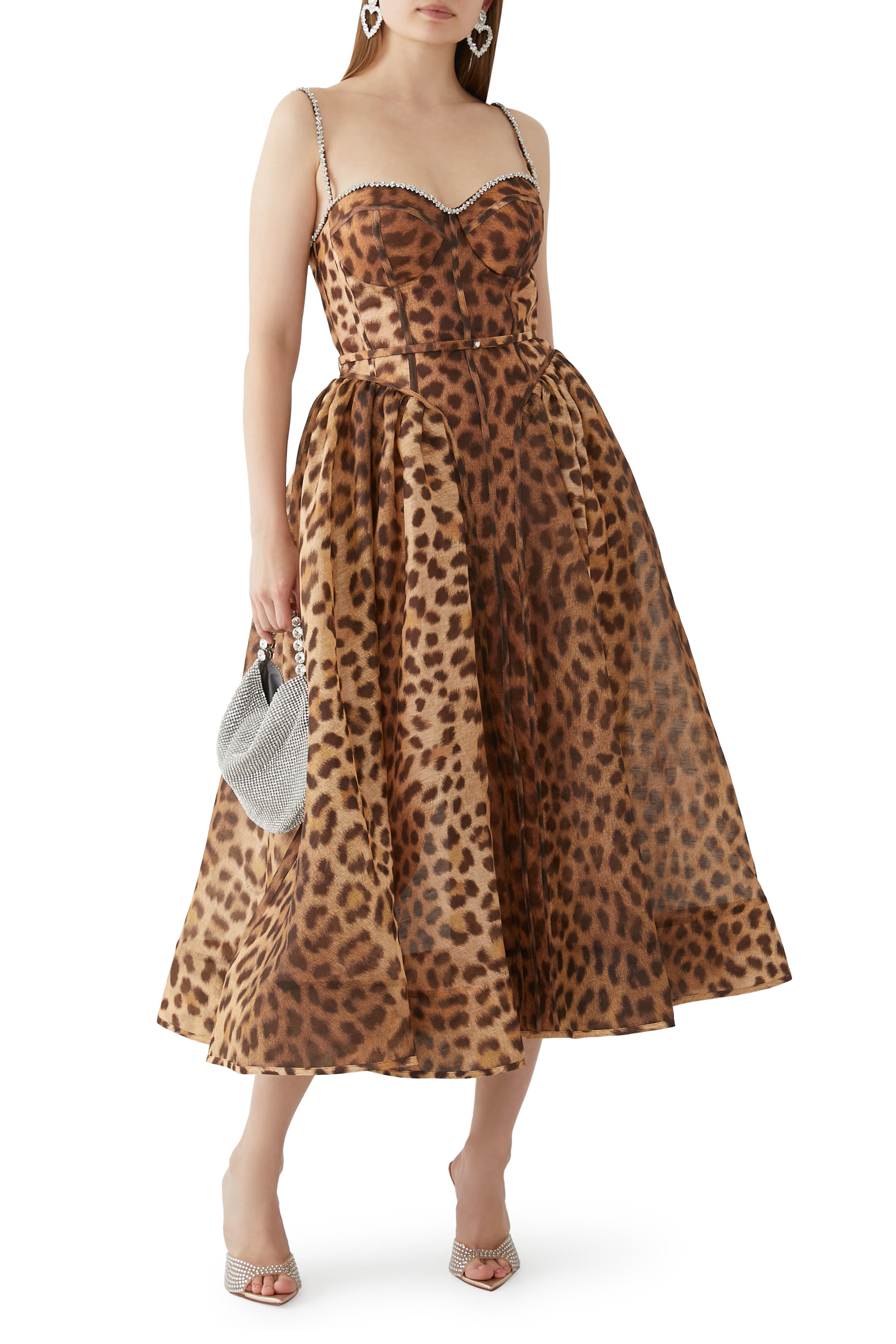 Crush Panelled Midi Dress