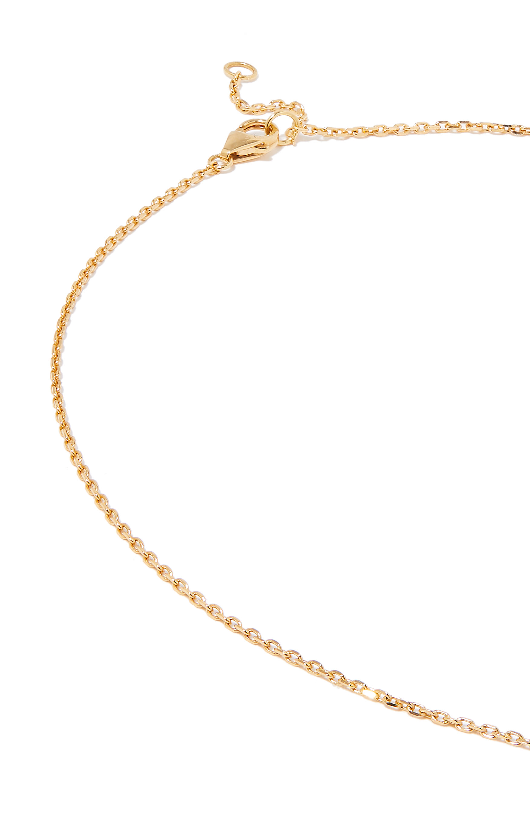 The 5 Dots Atoms Necklace, 18k Yellow Gold with Diamonds & Enamel