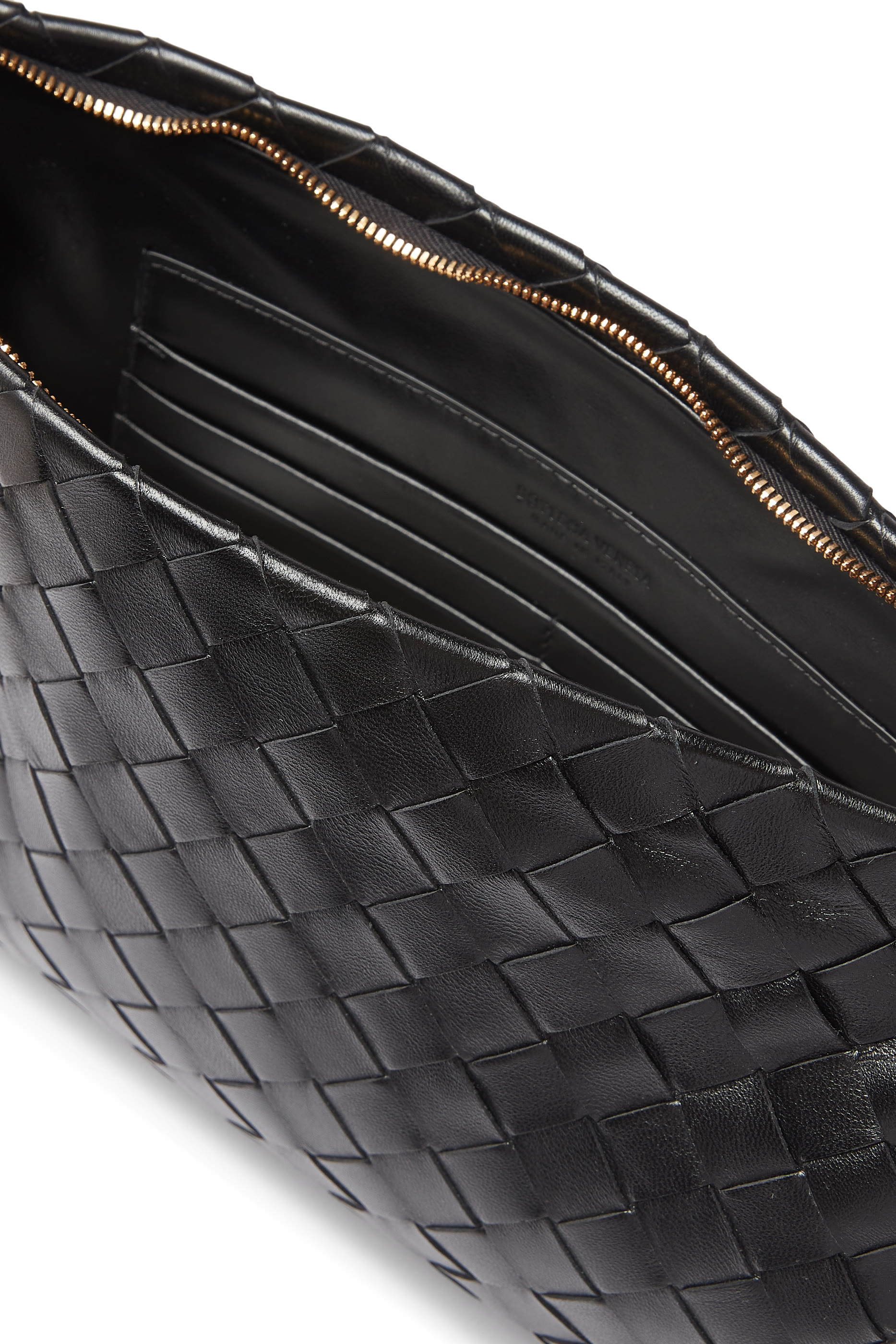 Medium Intrecciato Leather Pouch