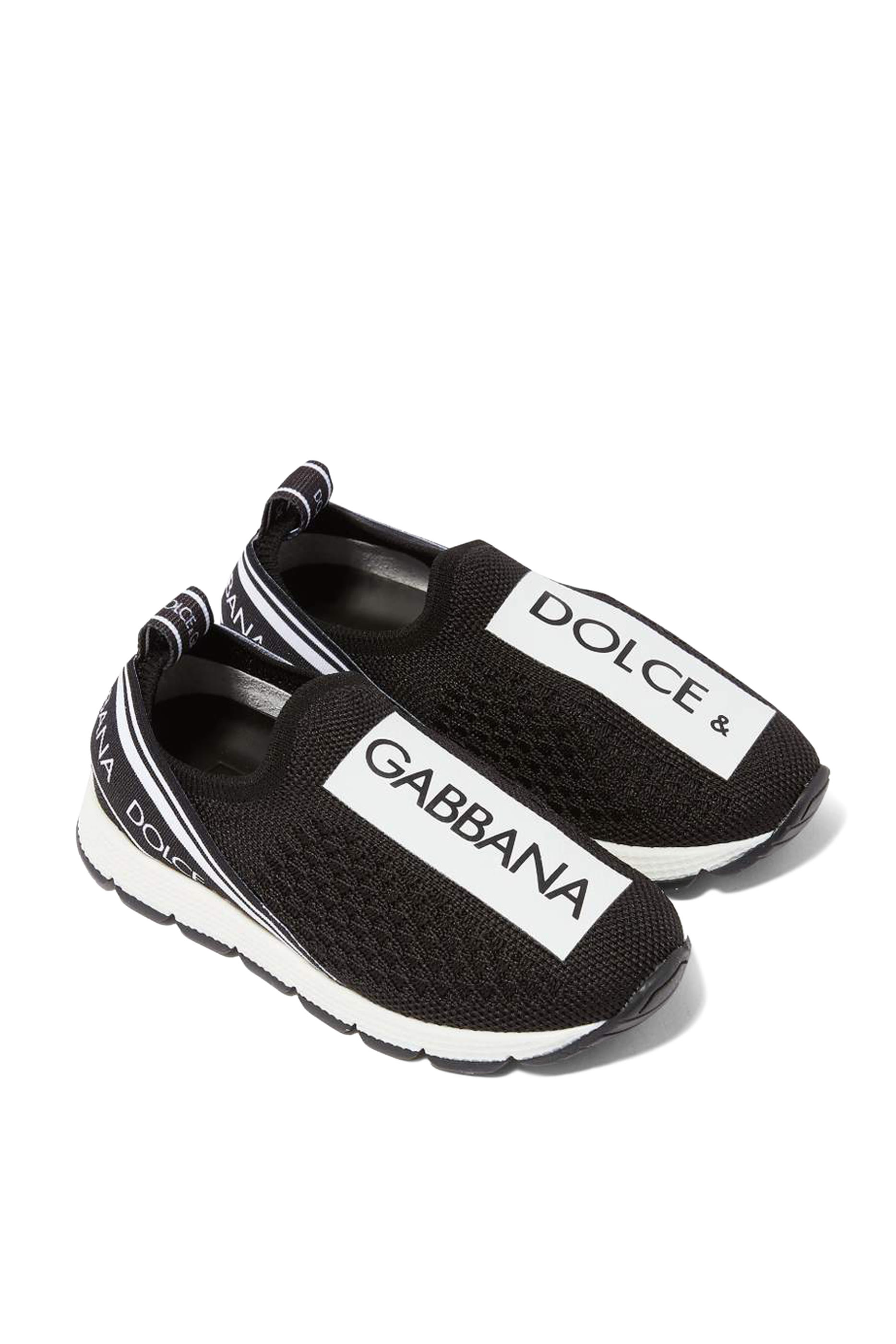 Kids Slip-On Logo Sneakers