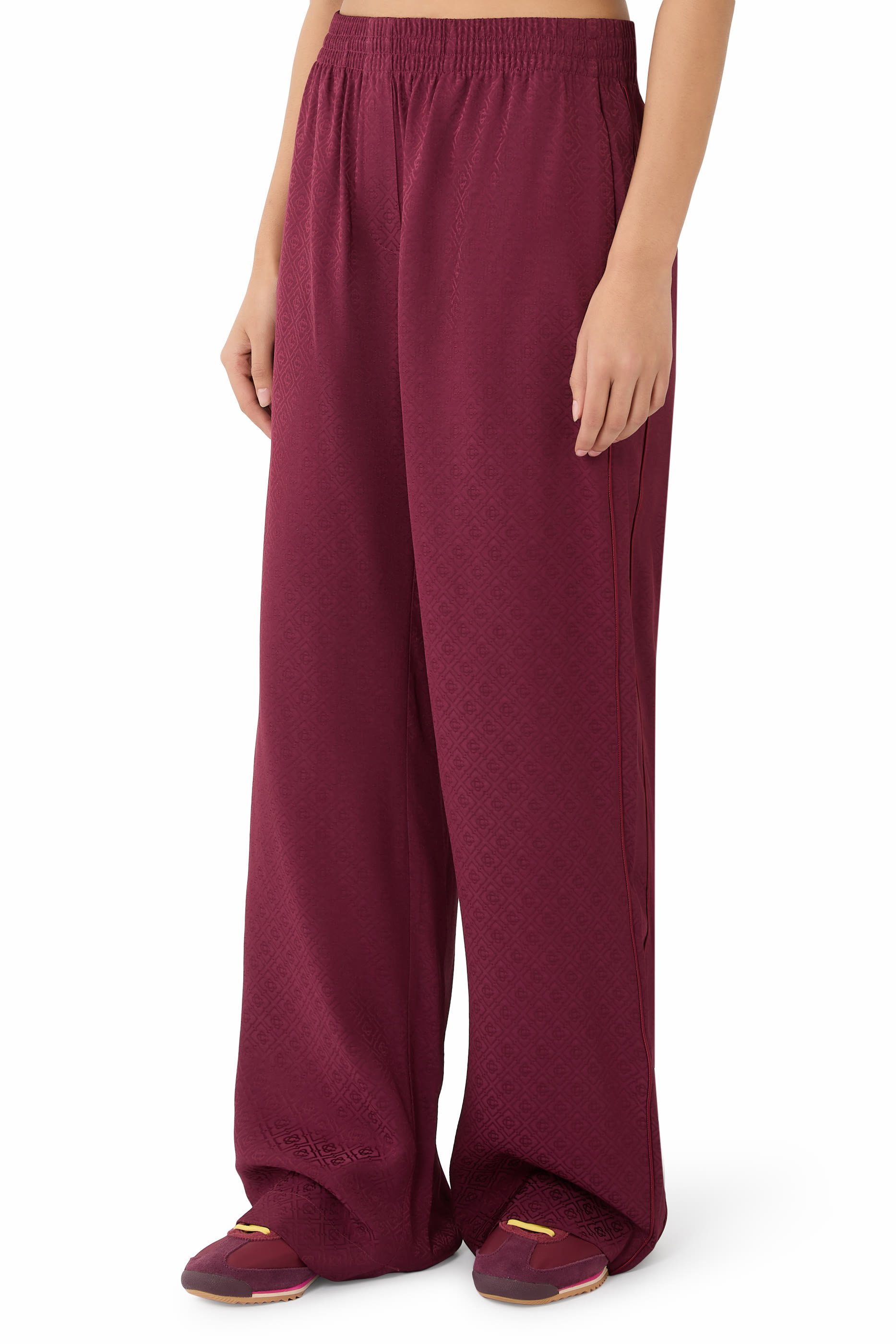 Monogram Silk Trousers