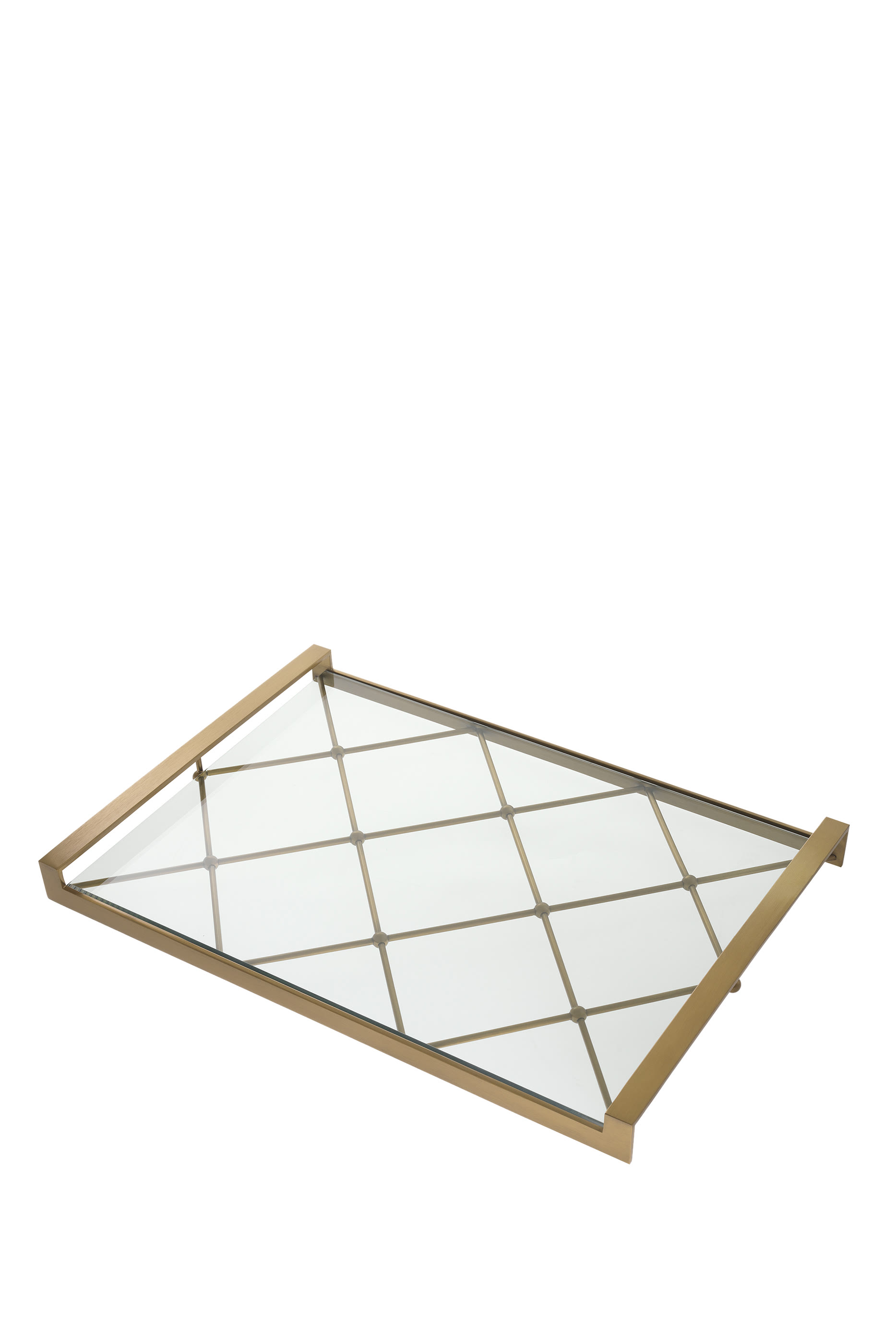 Goa Brushed Brass Tray