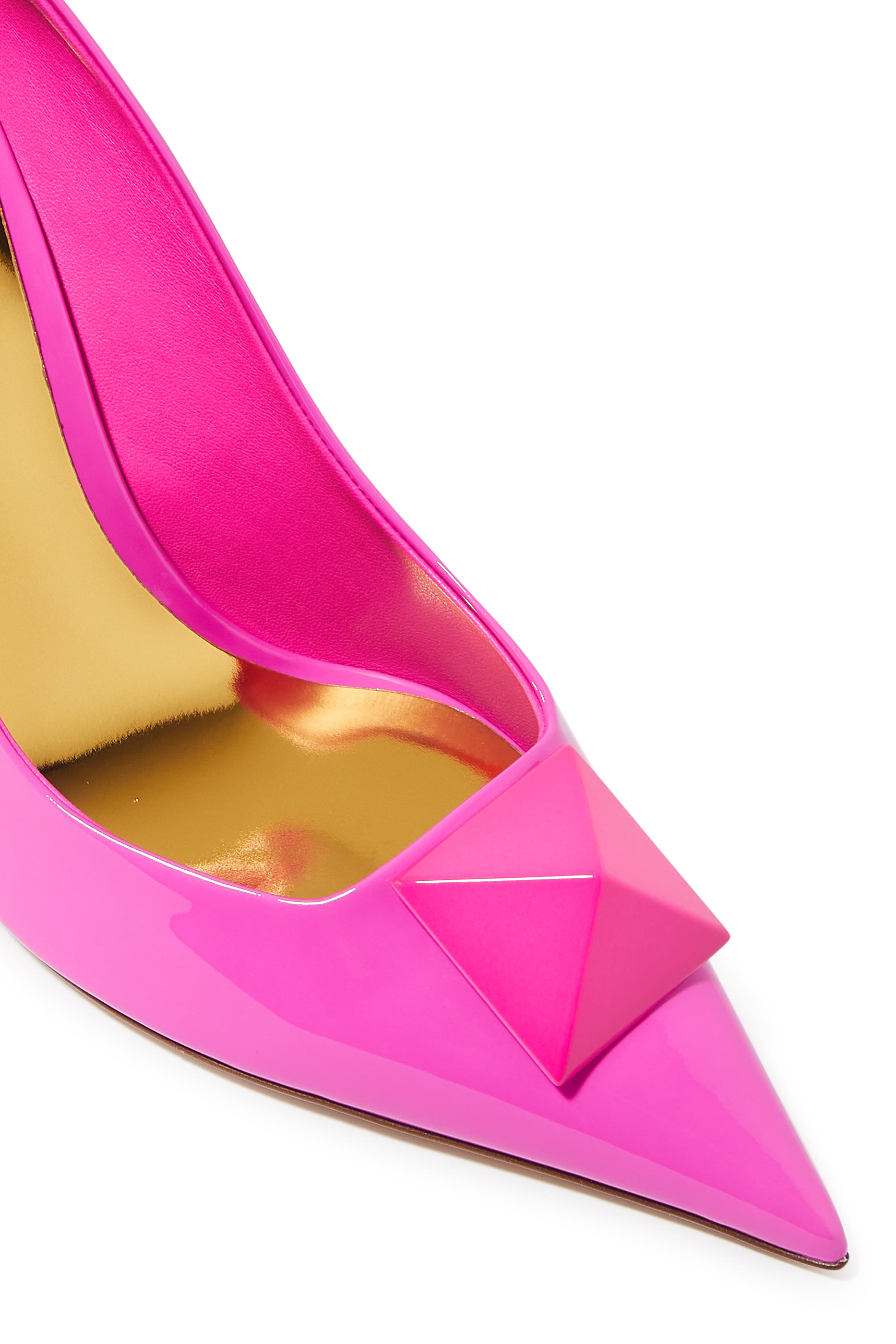 Valentino Garavani One Stud 100 Patent Leather Pumps