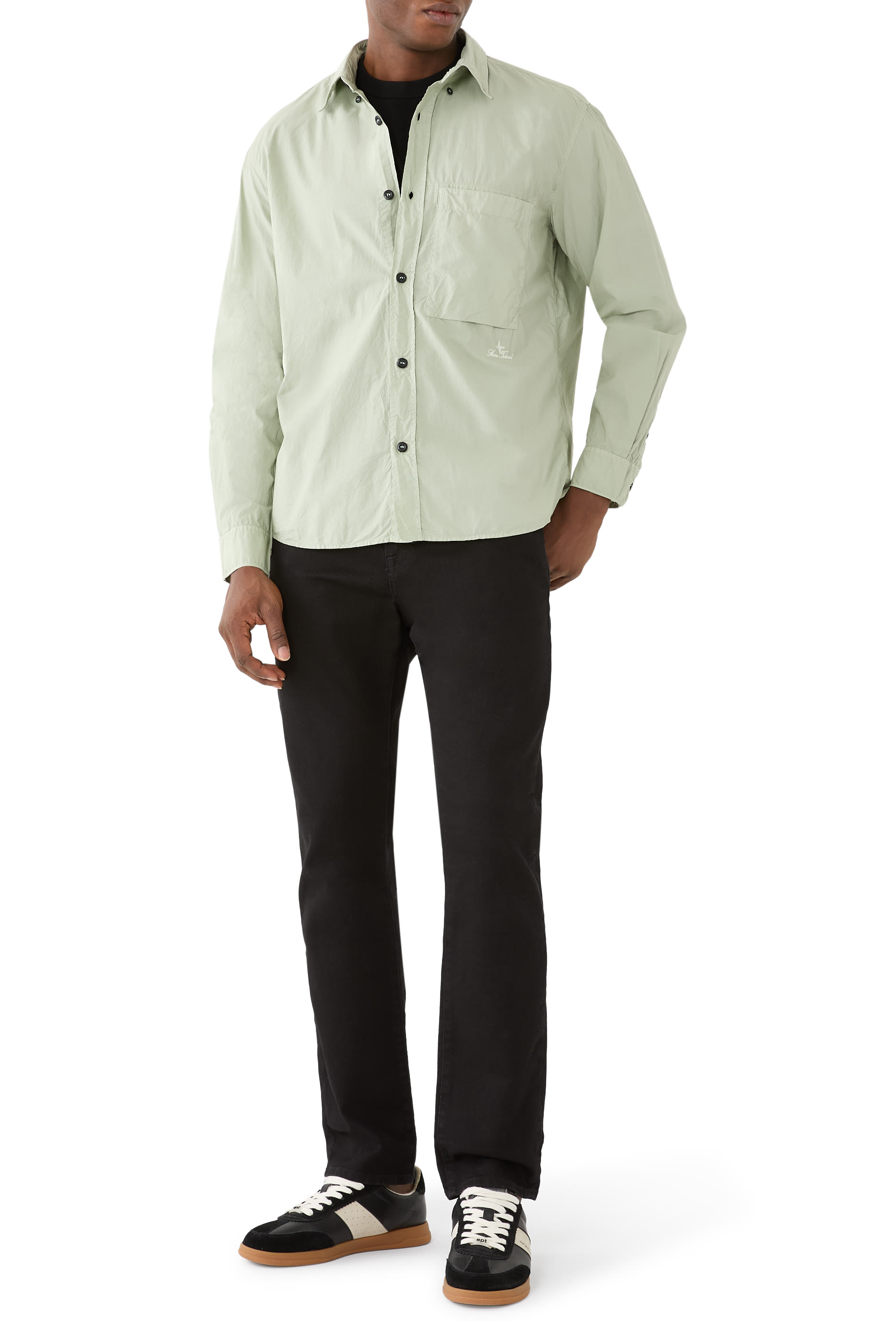 Organic Cotton Tela &lsquo;Paracadute&rsquo; Overshirt
