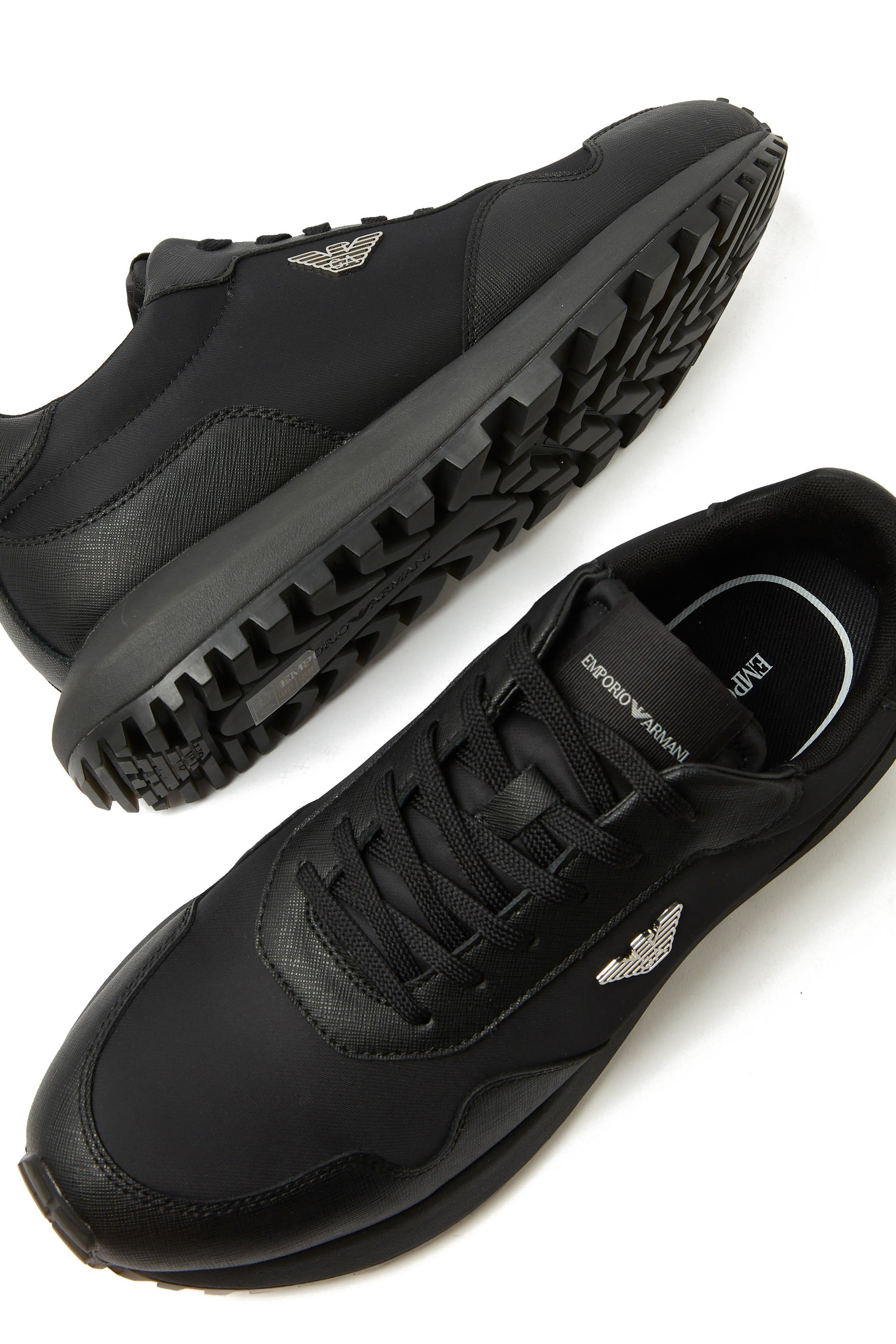 Nylon Eagle Logo Sneakers