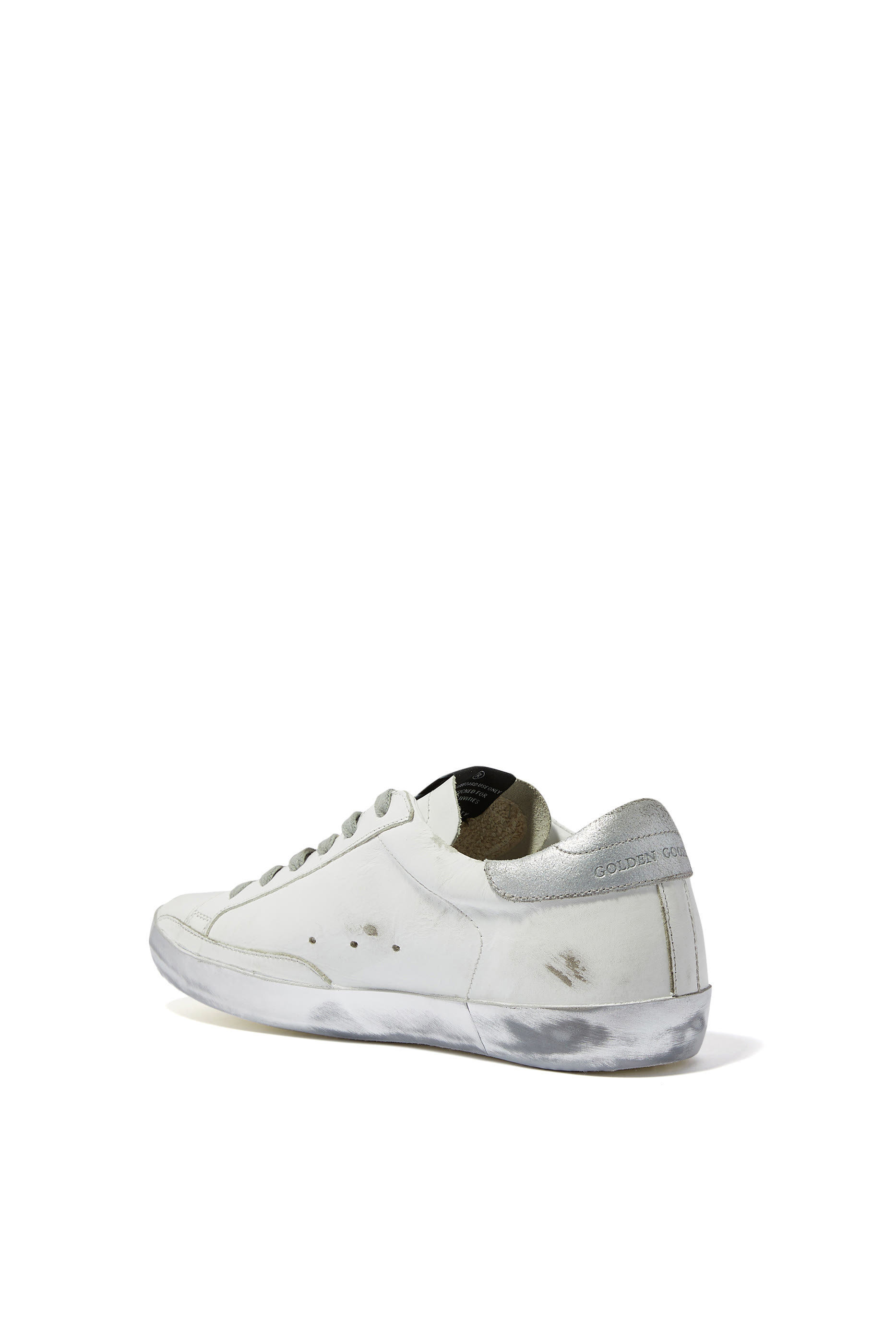 Silver Sparkle Superstar Sneakers