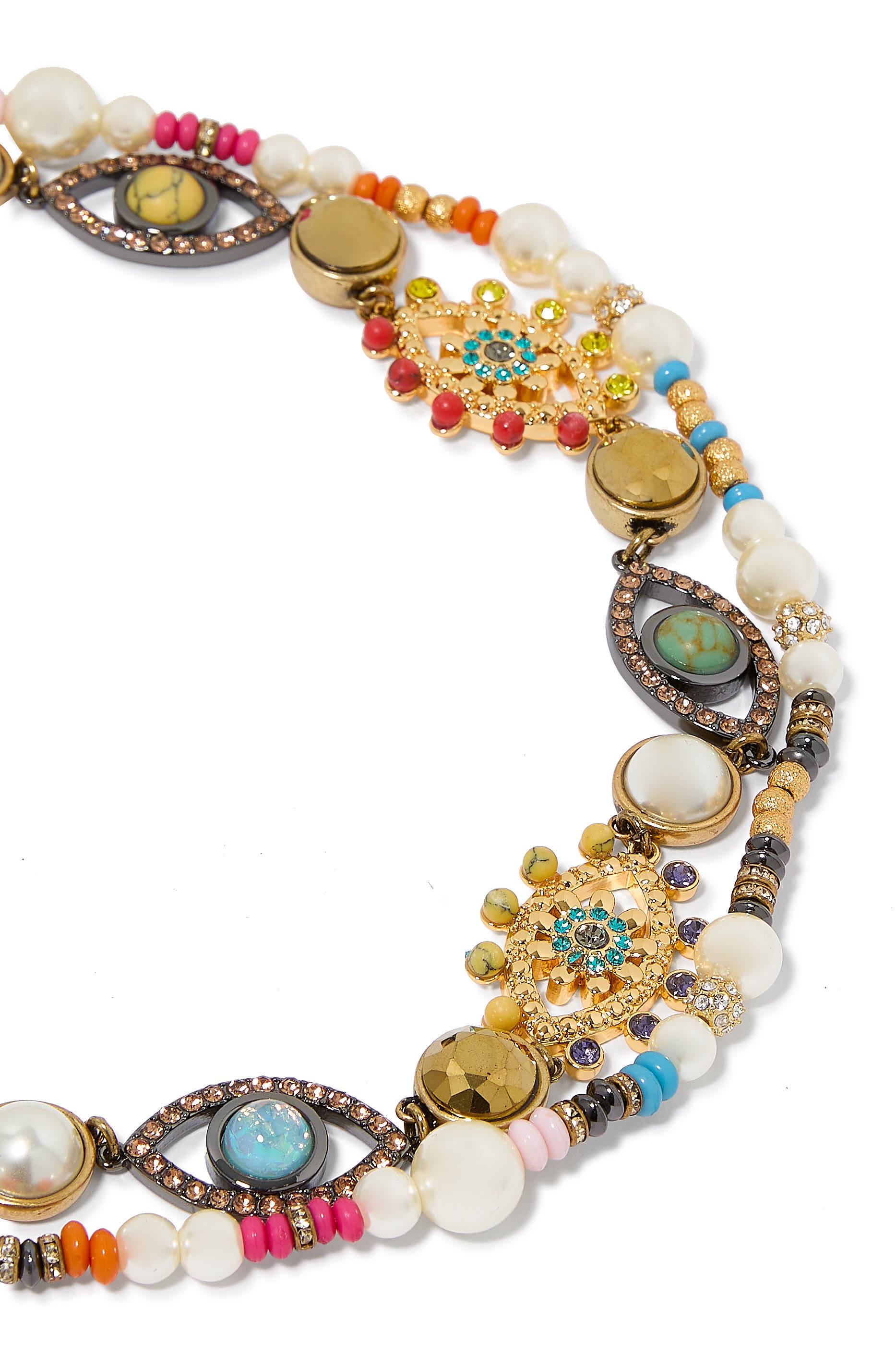 Multi-Strand Eye Necklace