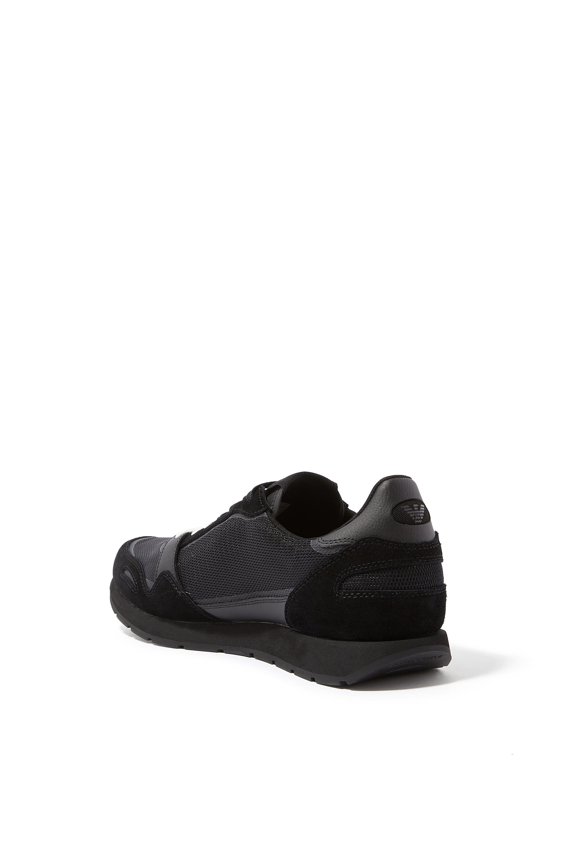 Mesh Eagle Patch Sneakers