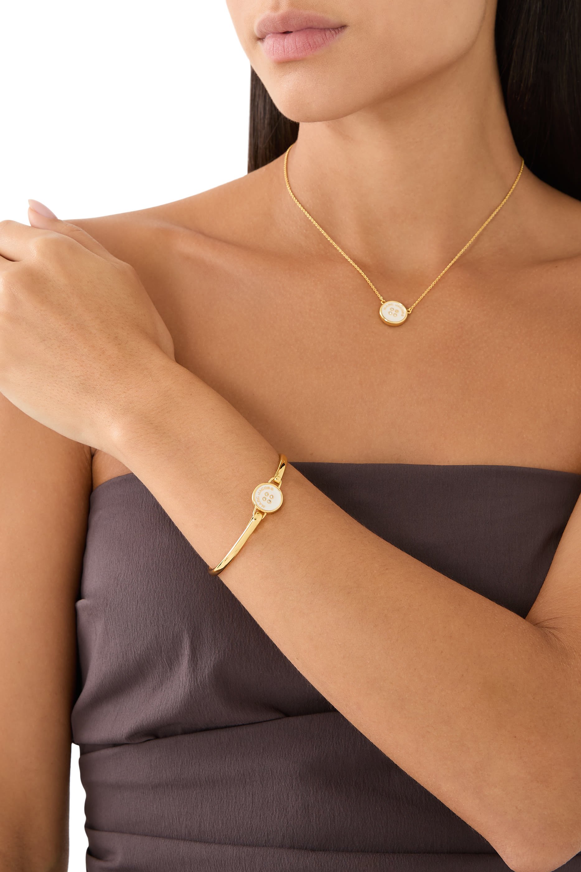 The Button Pendant Necklace