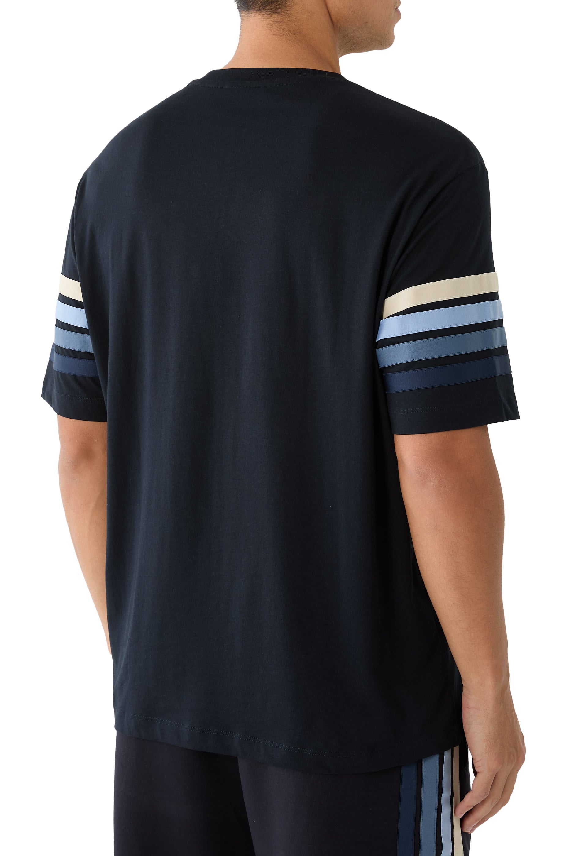 AX Logo Lined T-Shirt