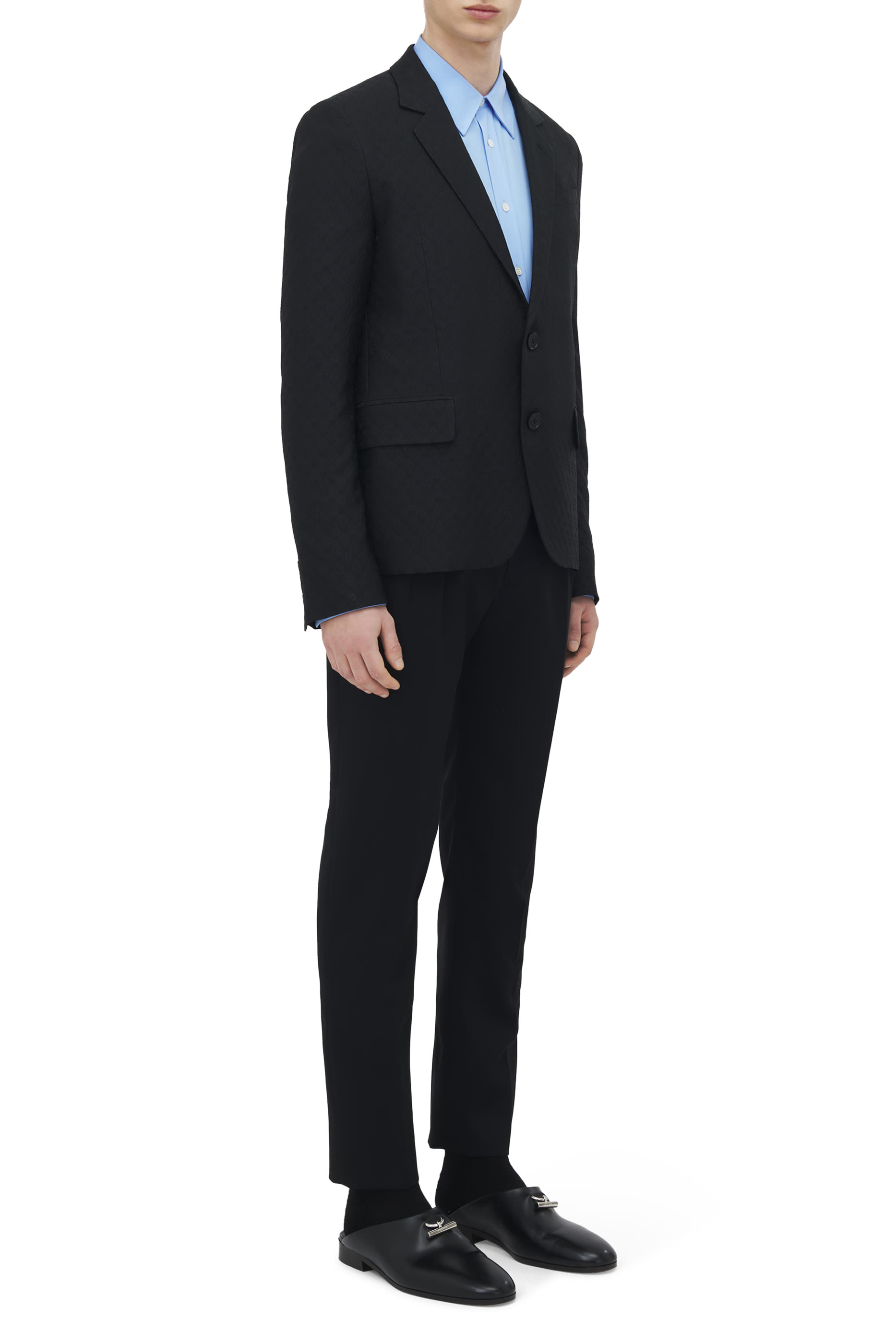 Skull Jacquard Deconstructed Jacket