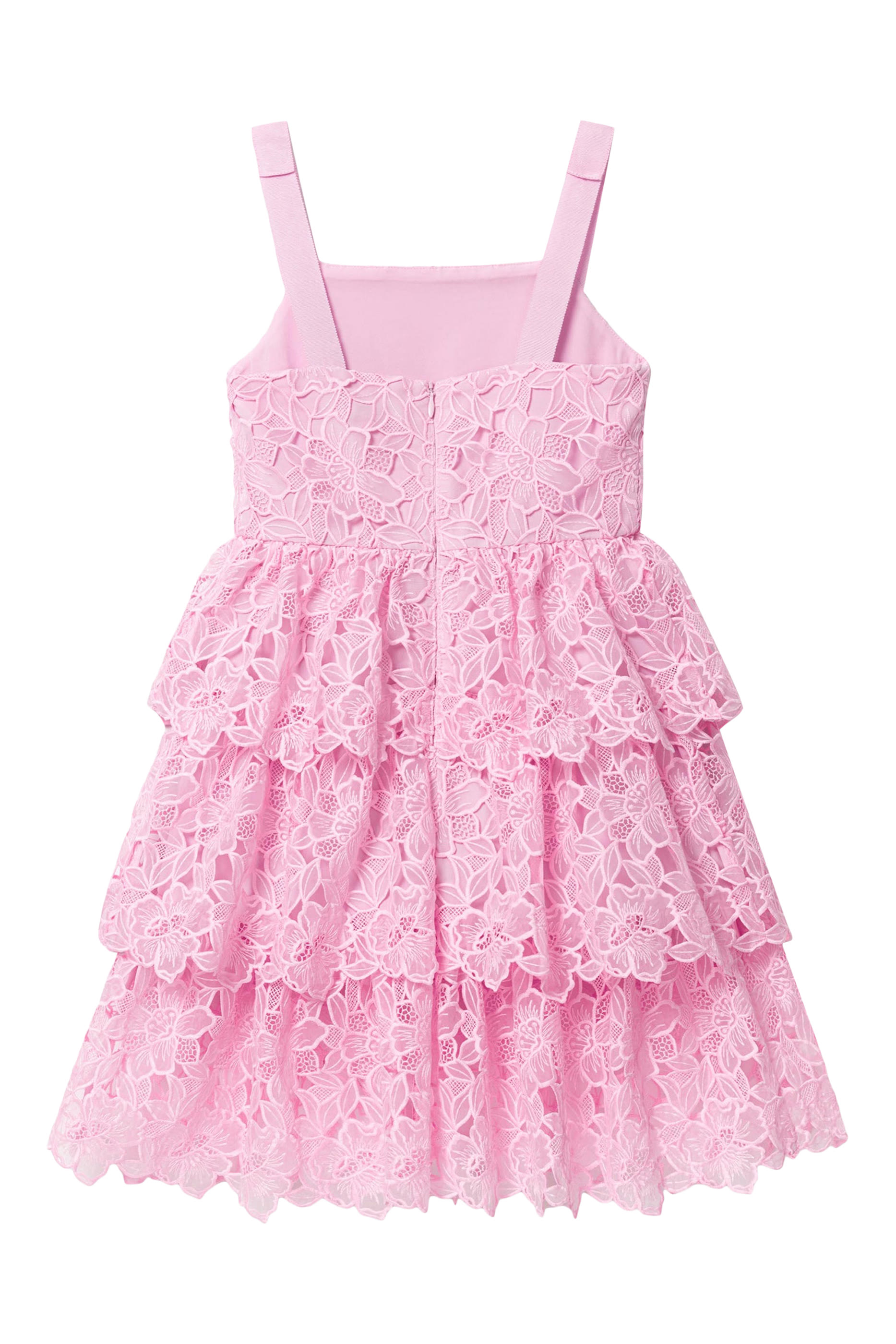 Kids Organza Lace Midi Dress