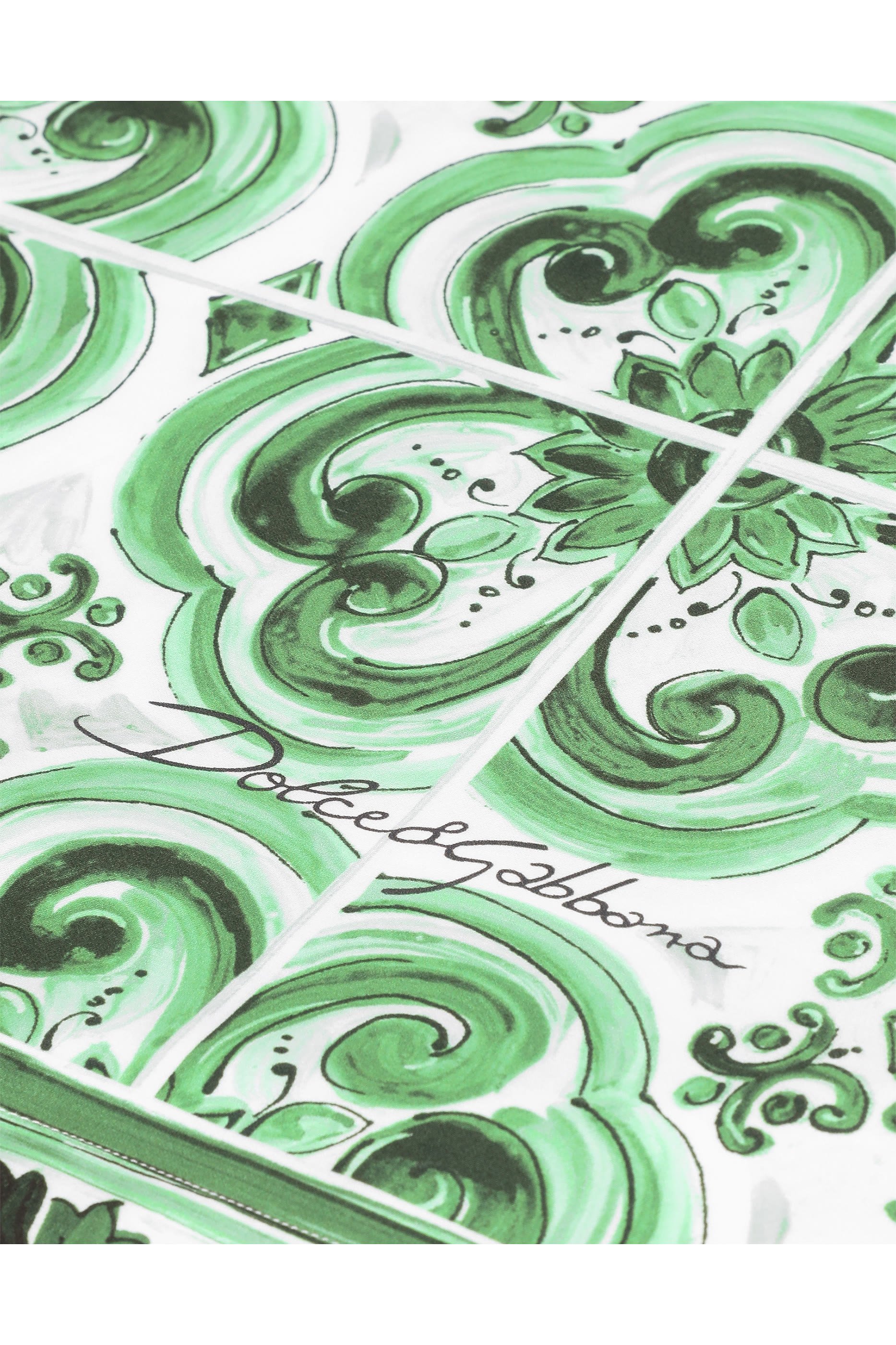 Maiolica Verde Pillowcase - Set of 2