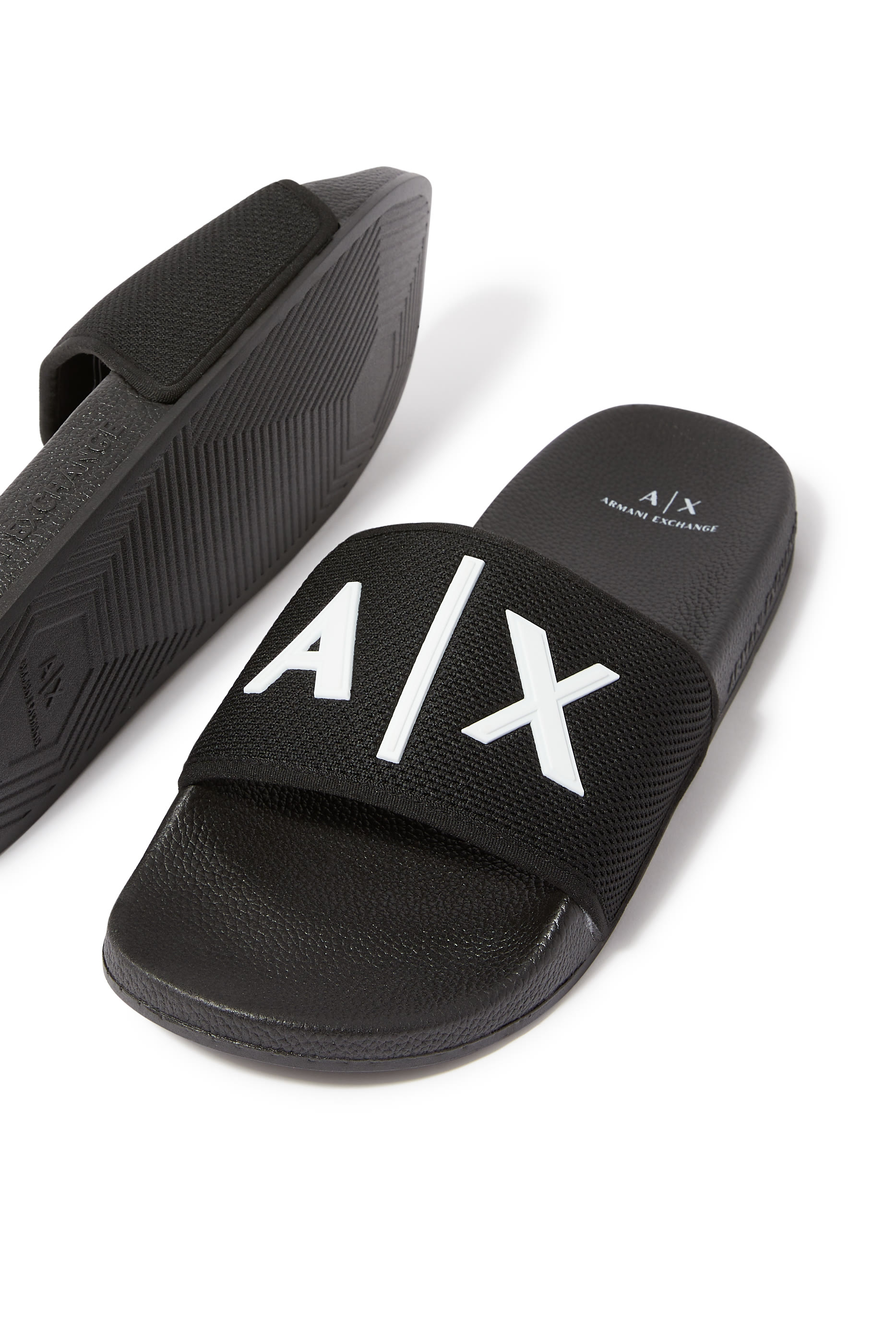 Mykonos AX Logo Flat Sandals
