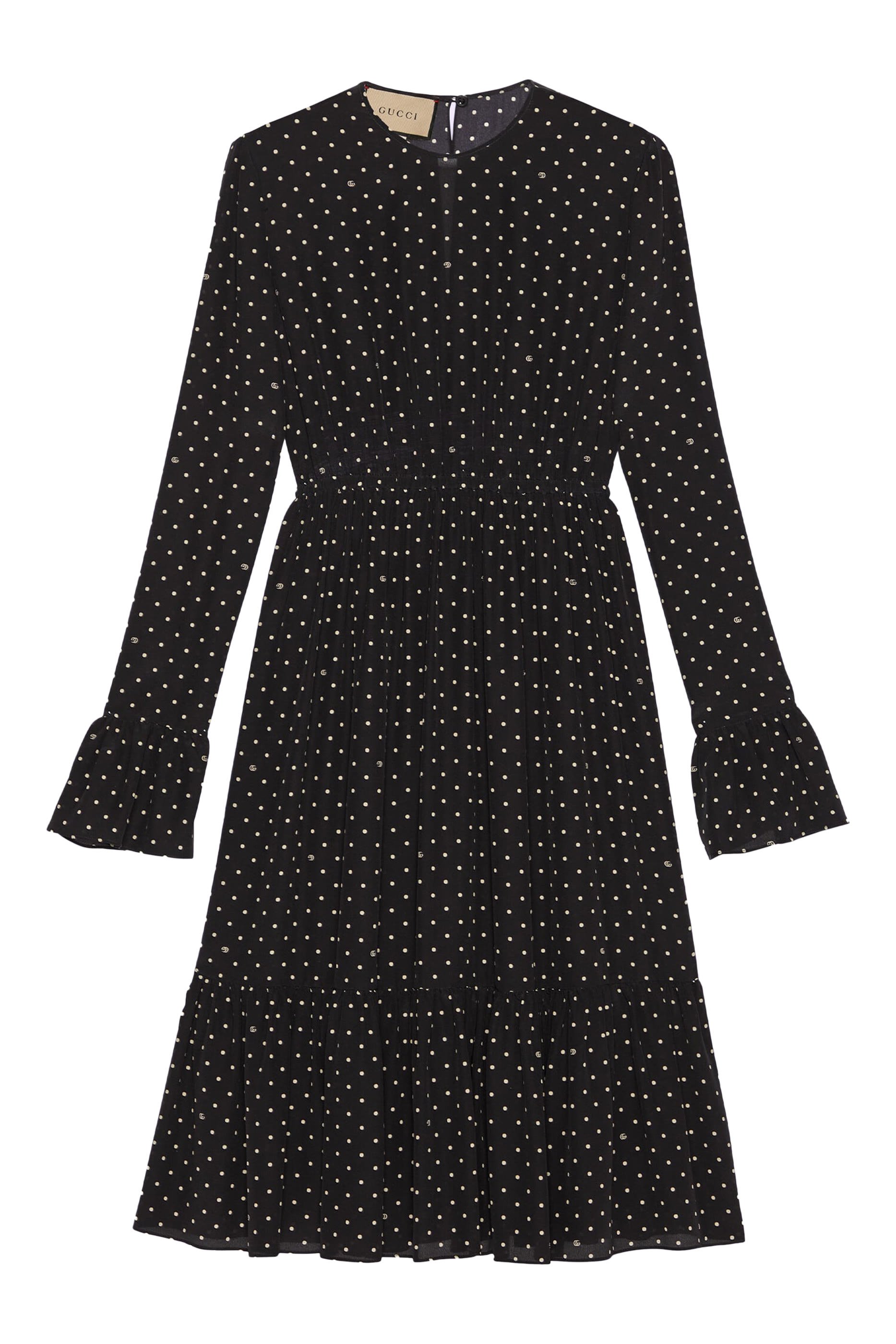 GG Polka Dot Silk Dress