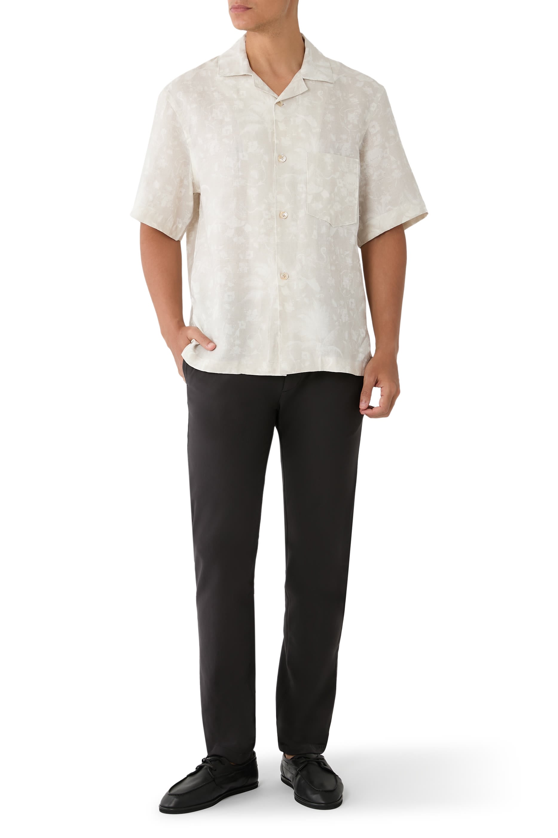 Floral-Print Shirt