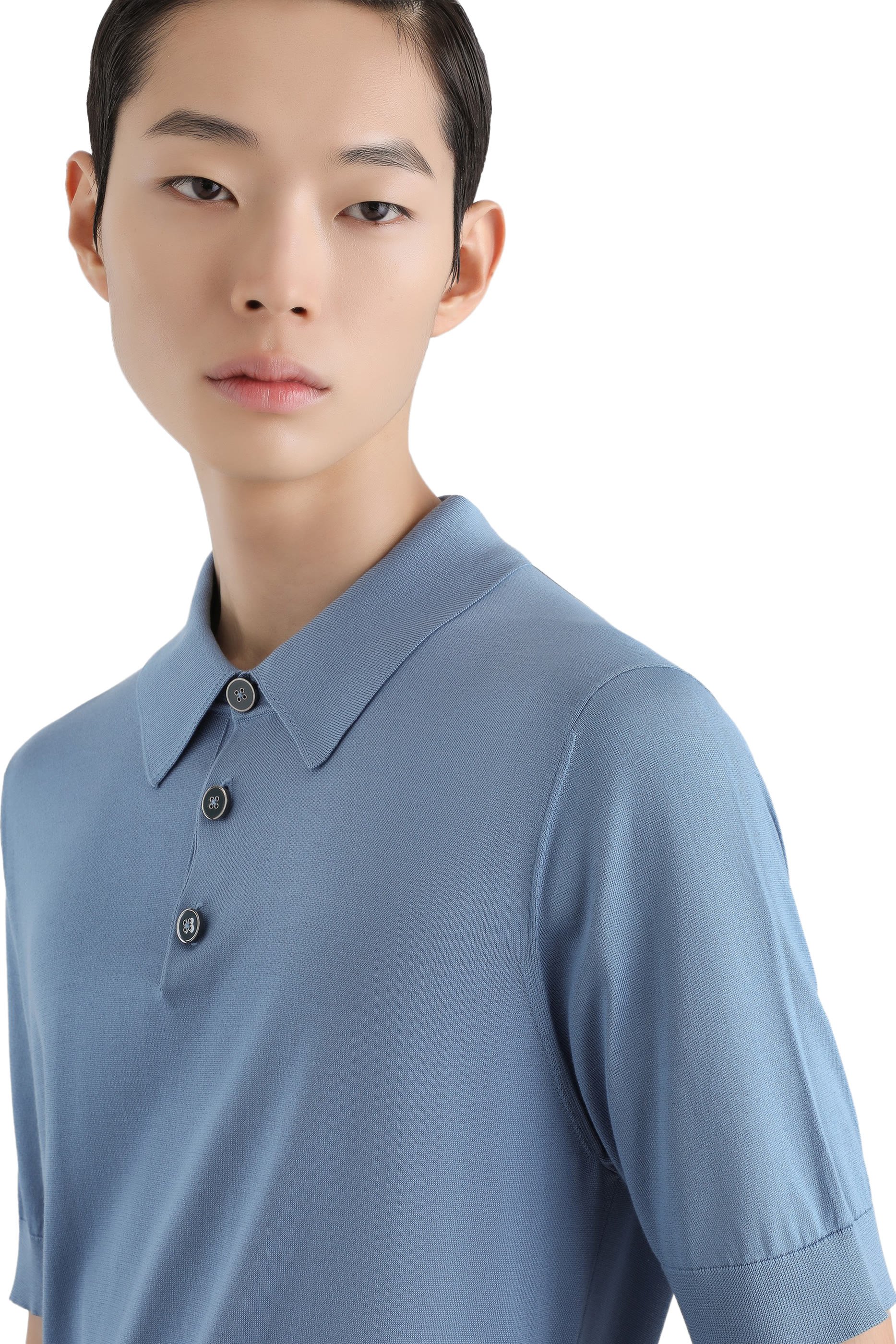 Silk Polo Shirt