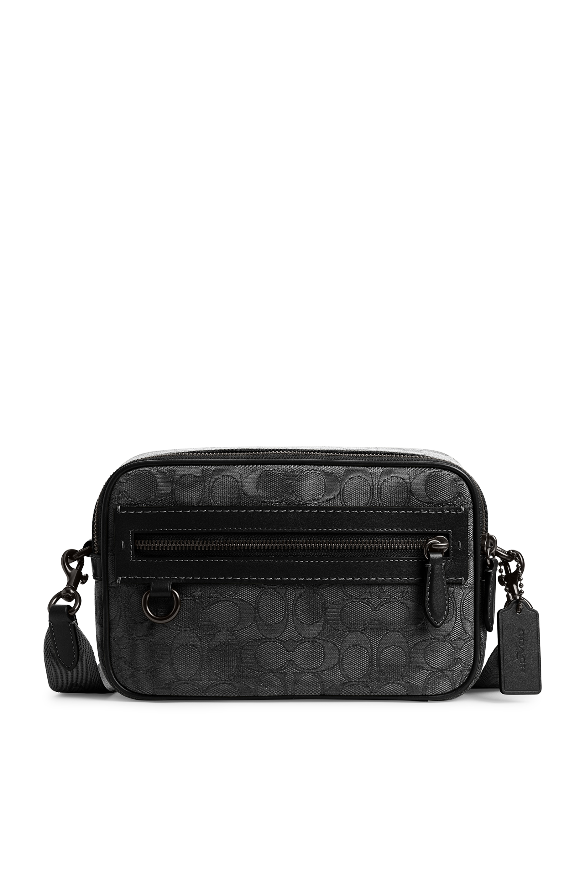 Theo Camera Bag in Signature Jacquard