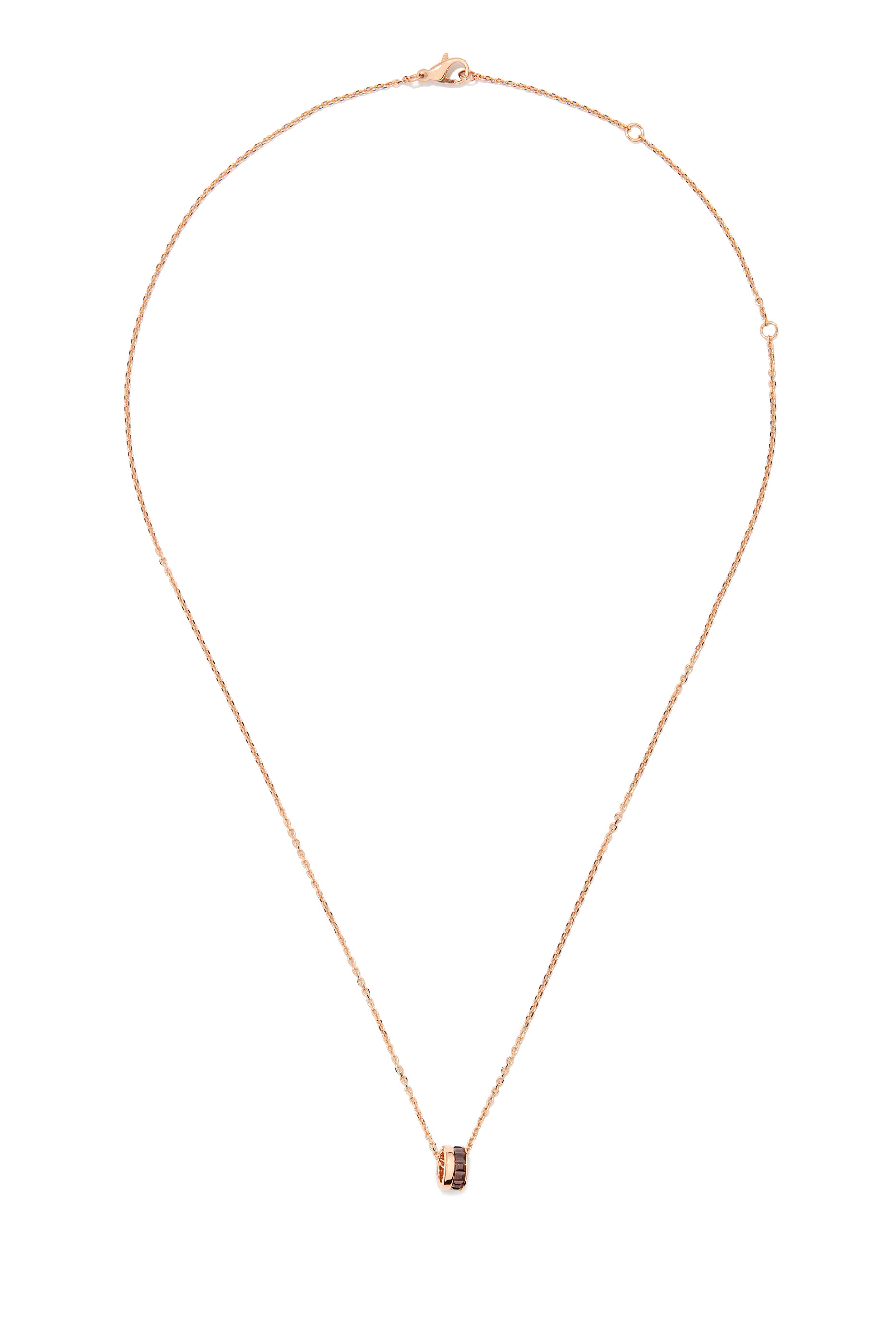 Quatre Classique Mini Pendant, in Yellow Gold, Pink Gold and Brown PVD