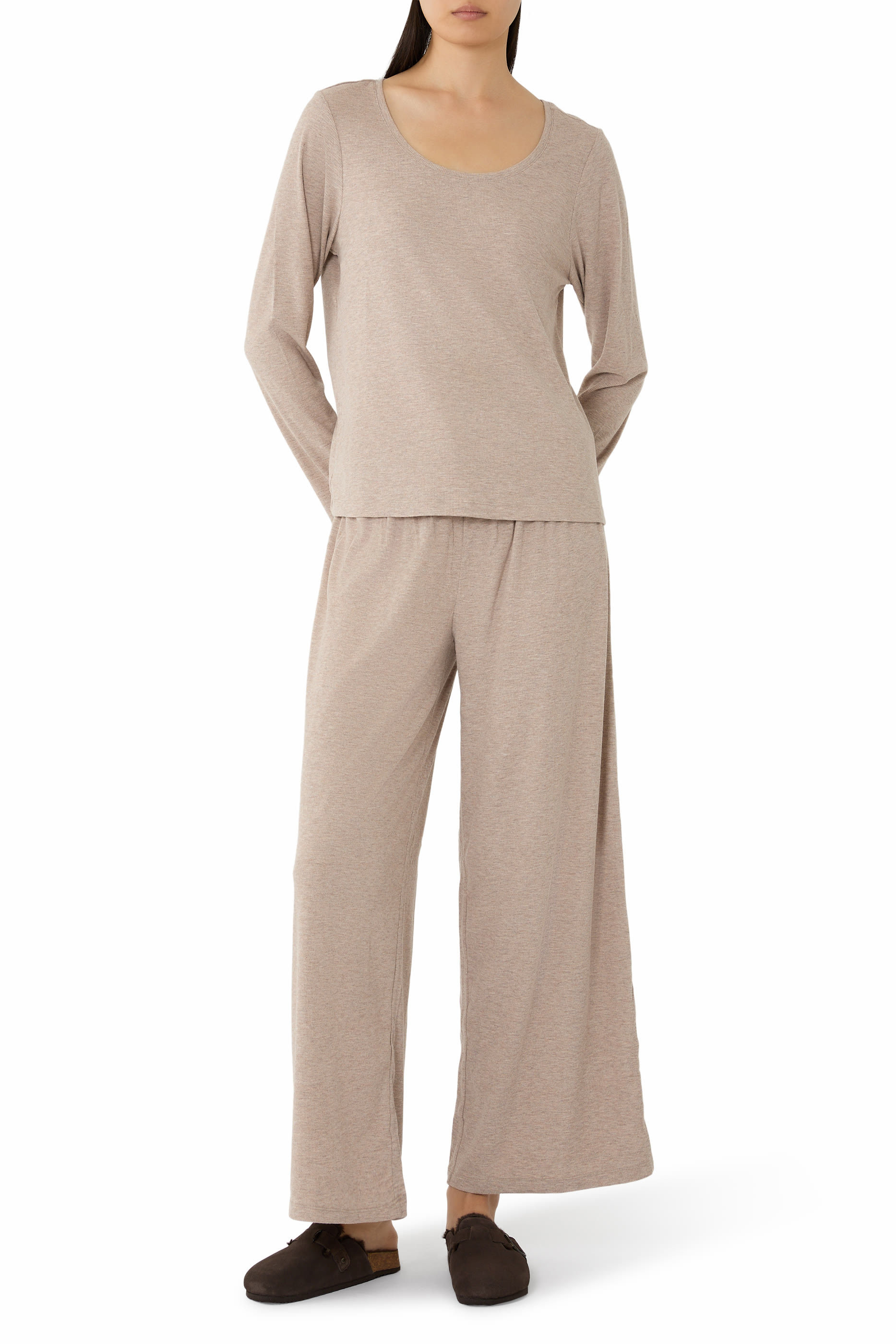  Fine Rib Lounge Pyjama Set 
