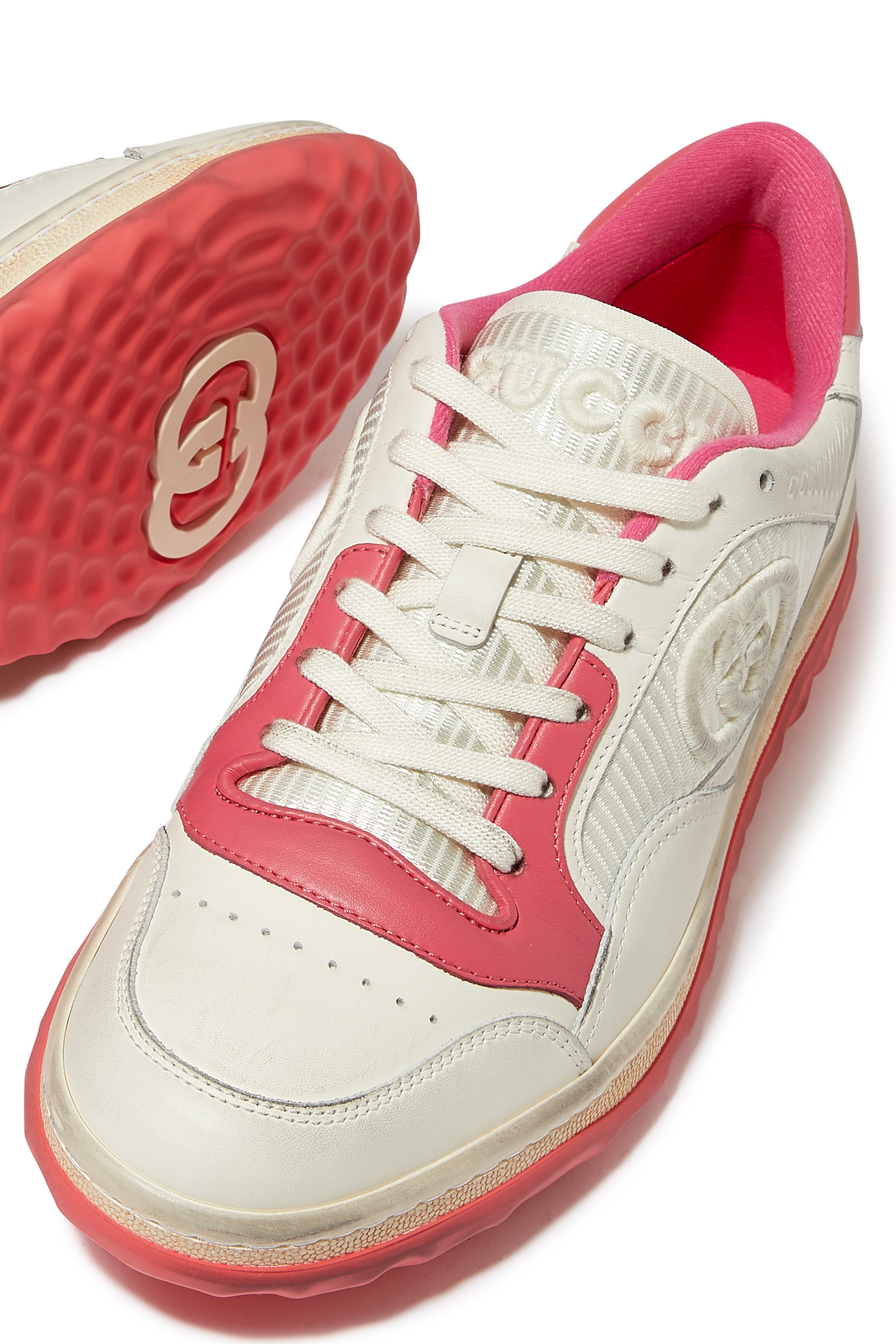 MAC80 Leather And Fabric Sneakers