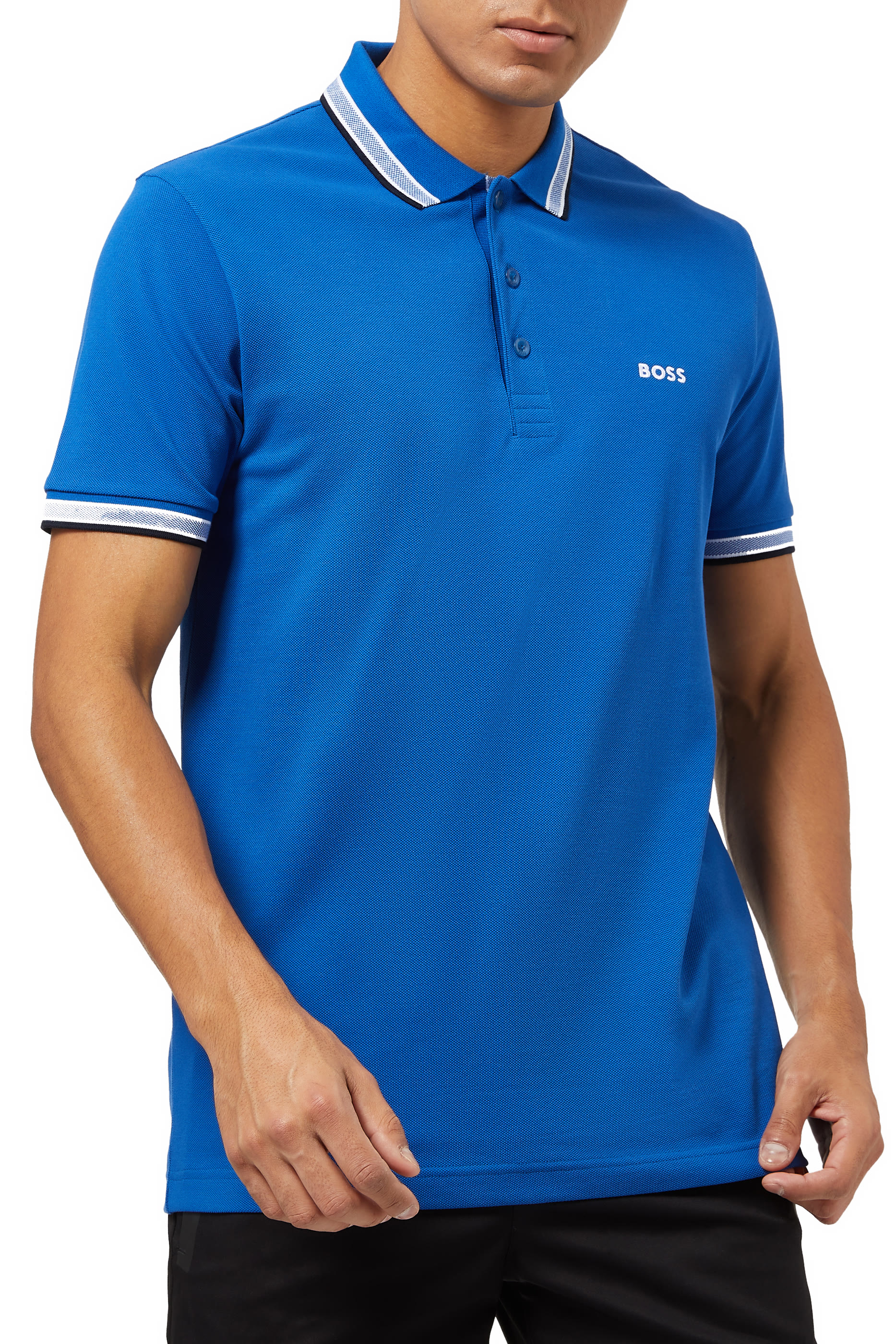 Paddy Polo Shirt with Curved Logo