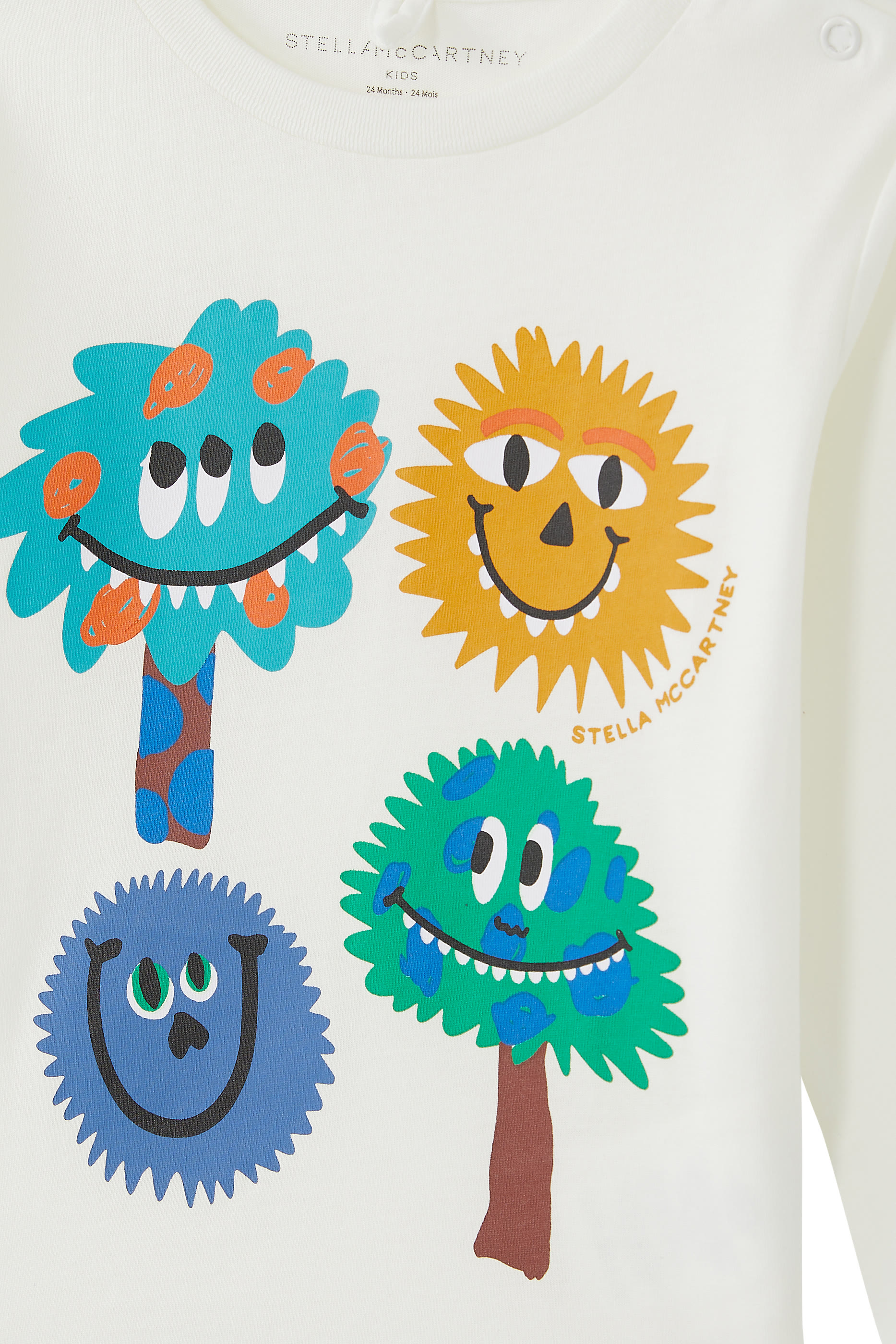 Kids Cotton Print Long Sleeve T-Shirt