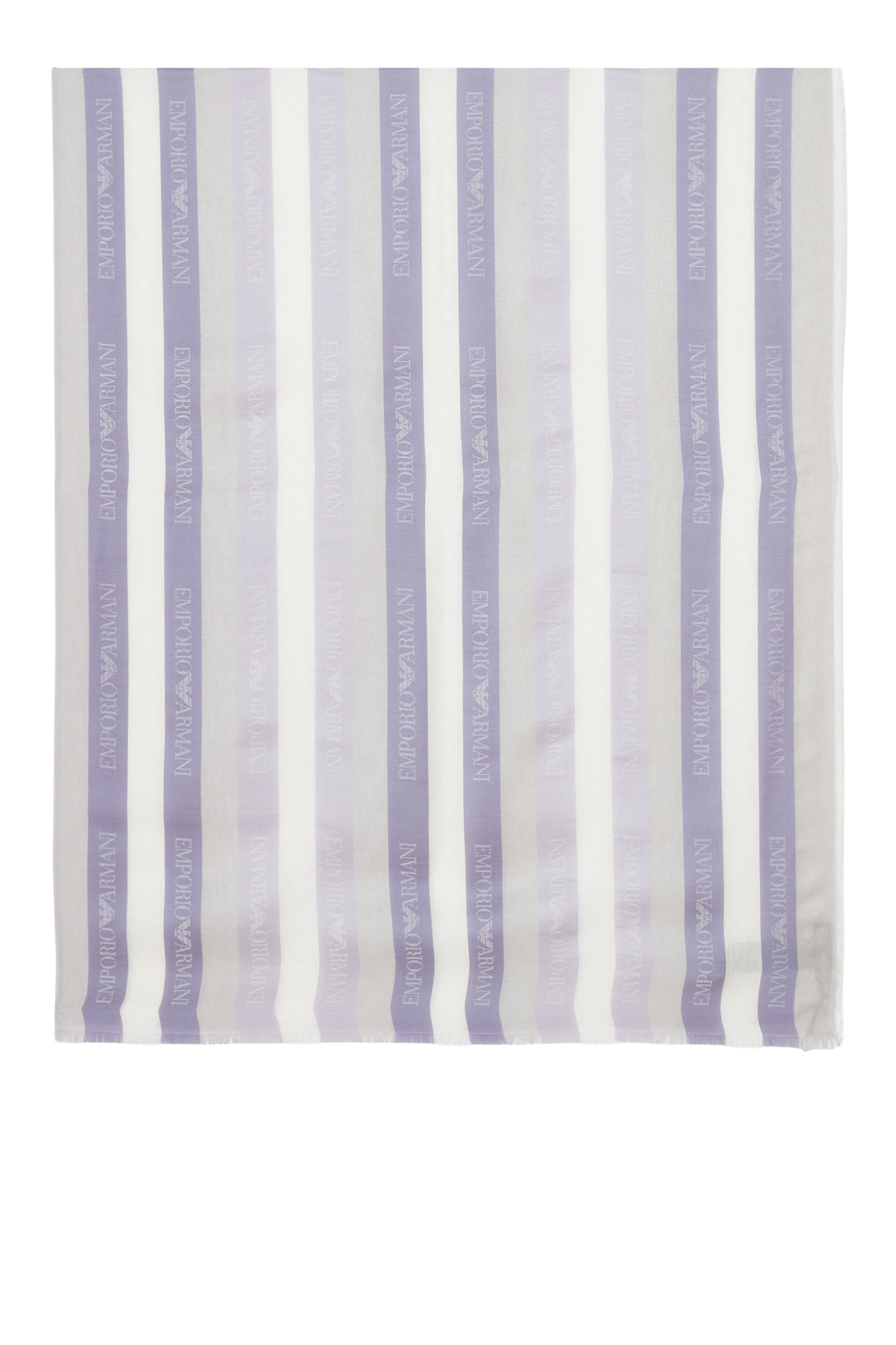 EA Logo Stripe Jacquard Scarf