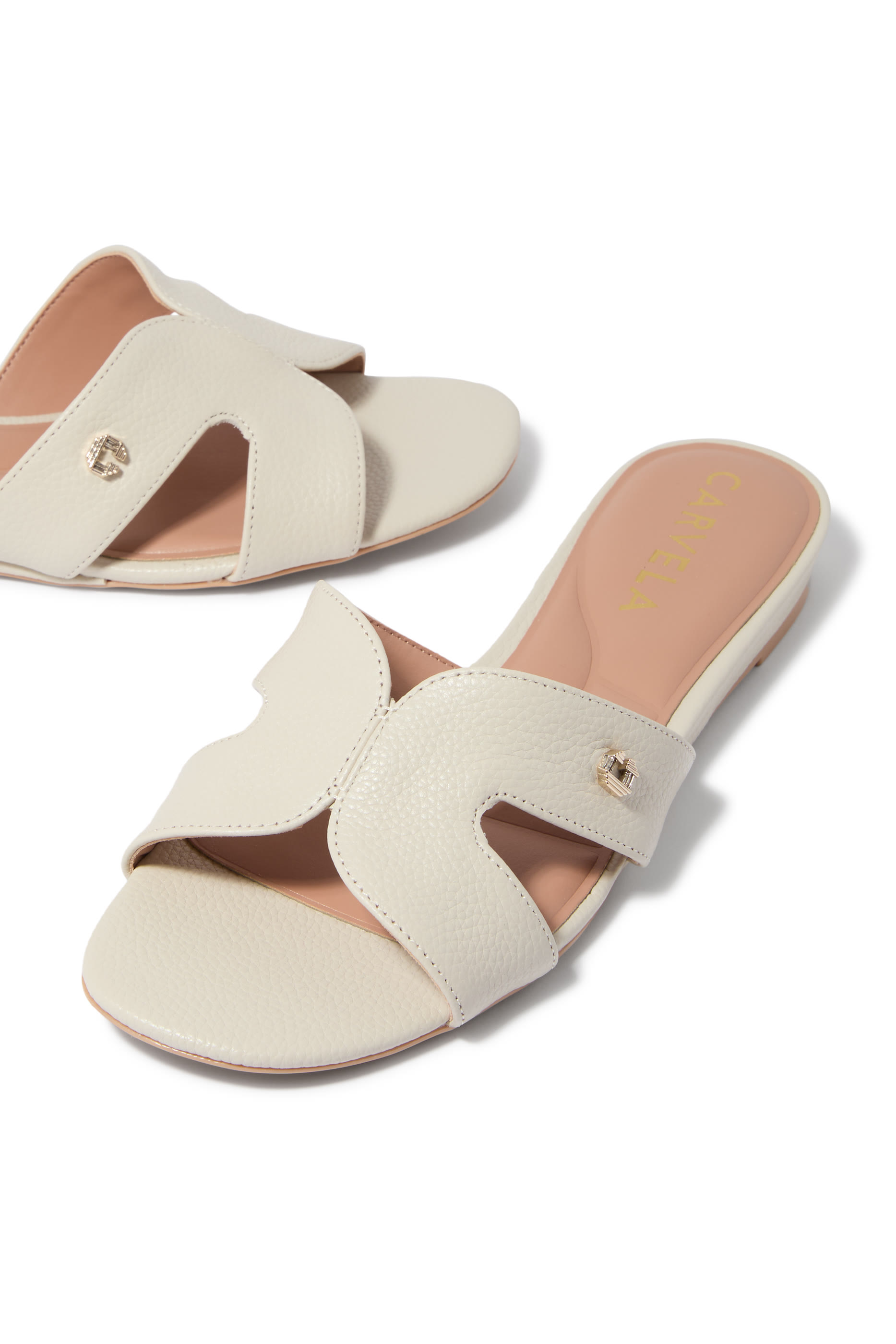 Carvela Seville Leather Slides