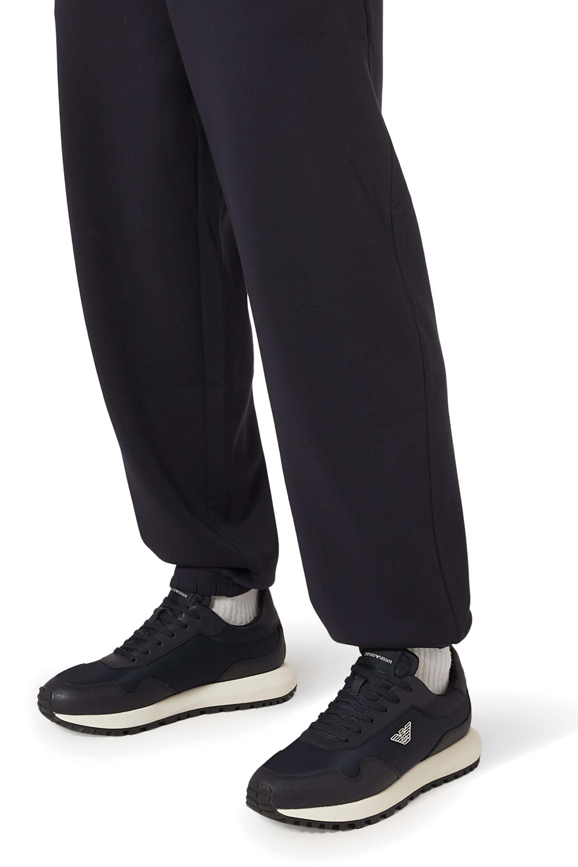 ASV Recycled Nylon Sneakers with Regenerated Saffiano Details