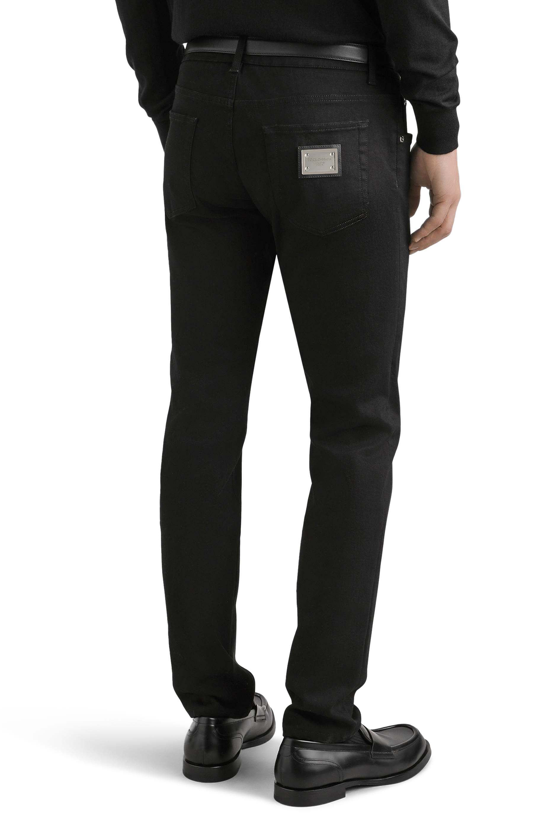 Slim-Fit Stretch Cotton Jeans