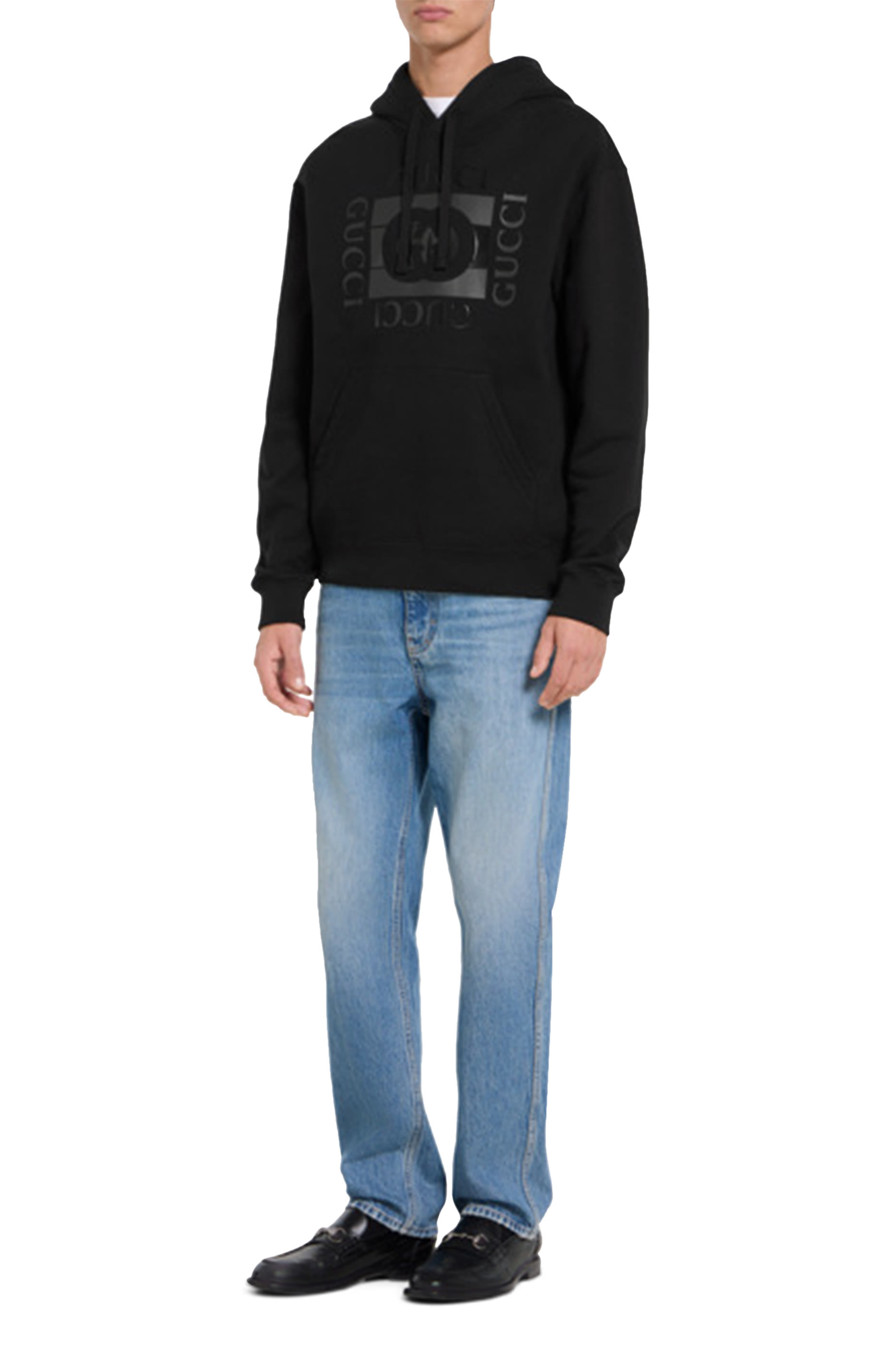  Cotton Jersey Sweatshirt with Print