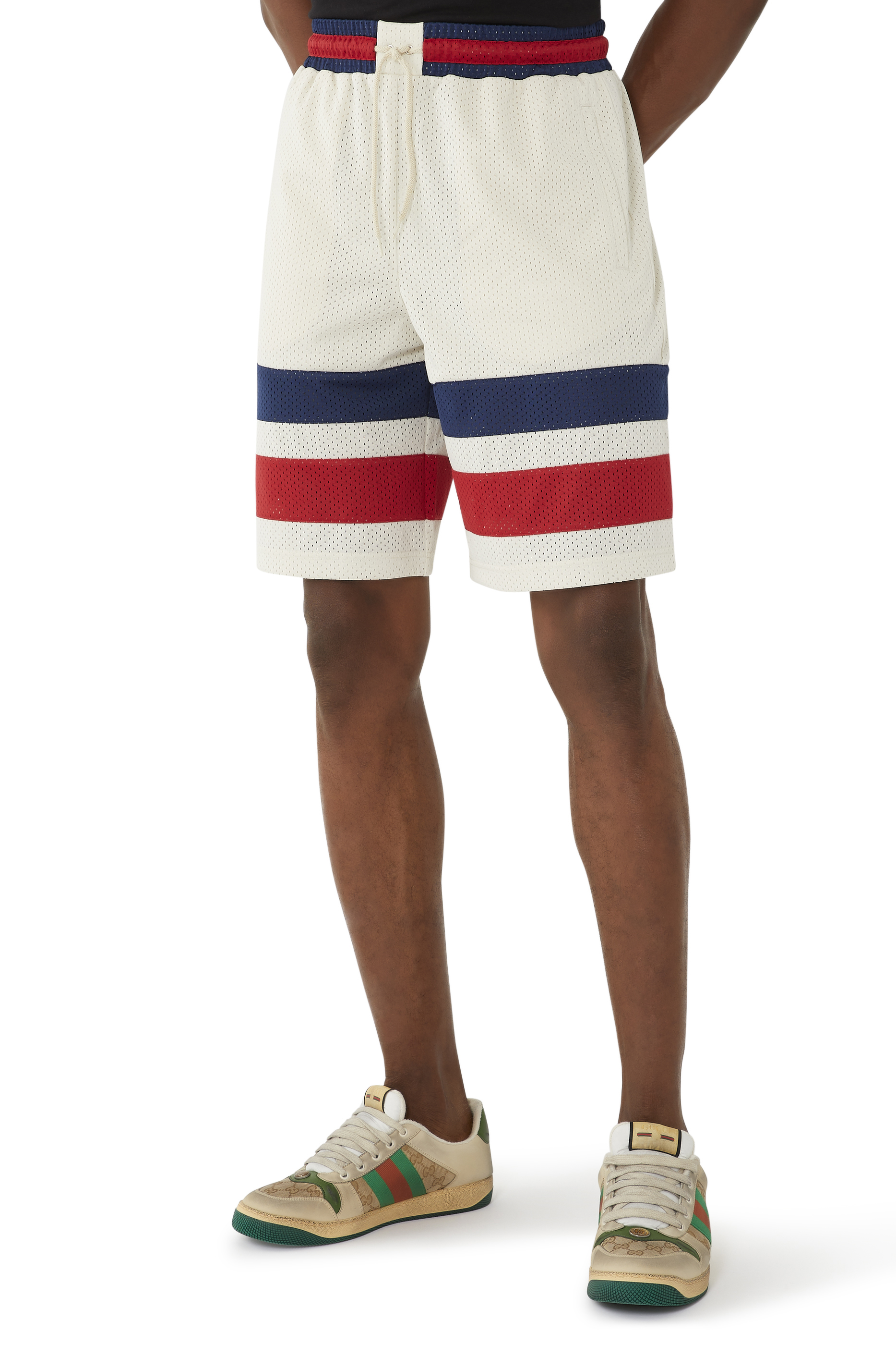 Web Stripe Shorts